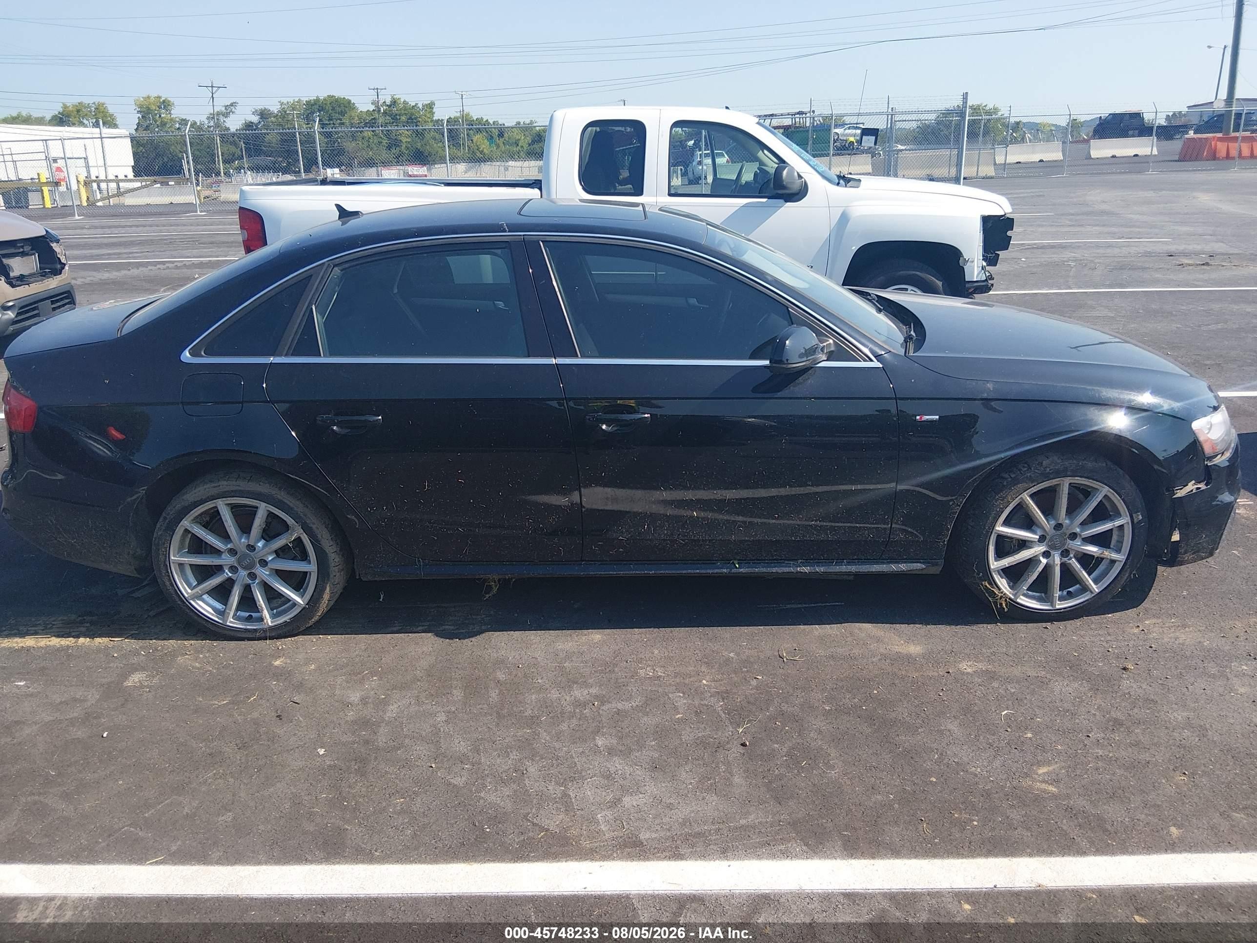 2014 Audi A4 2.0t Premium Черный vin: WAUFFAFL3EN013221