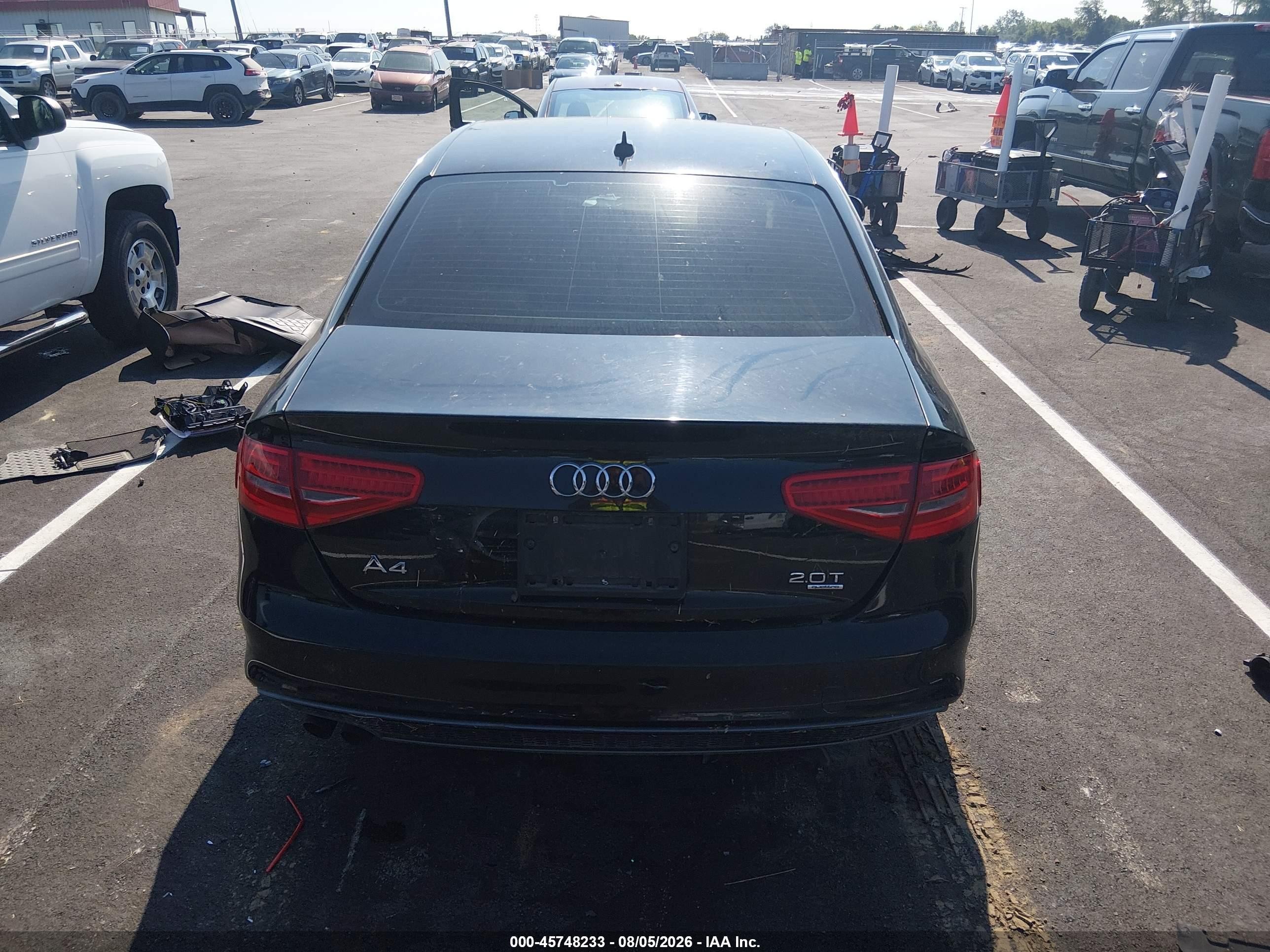 2014 Audi A4 2.0t Premium Черный vin: WAUFFAFL3EN013221