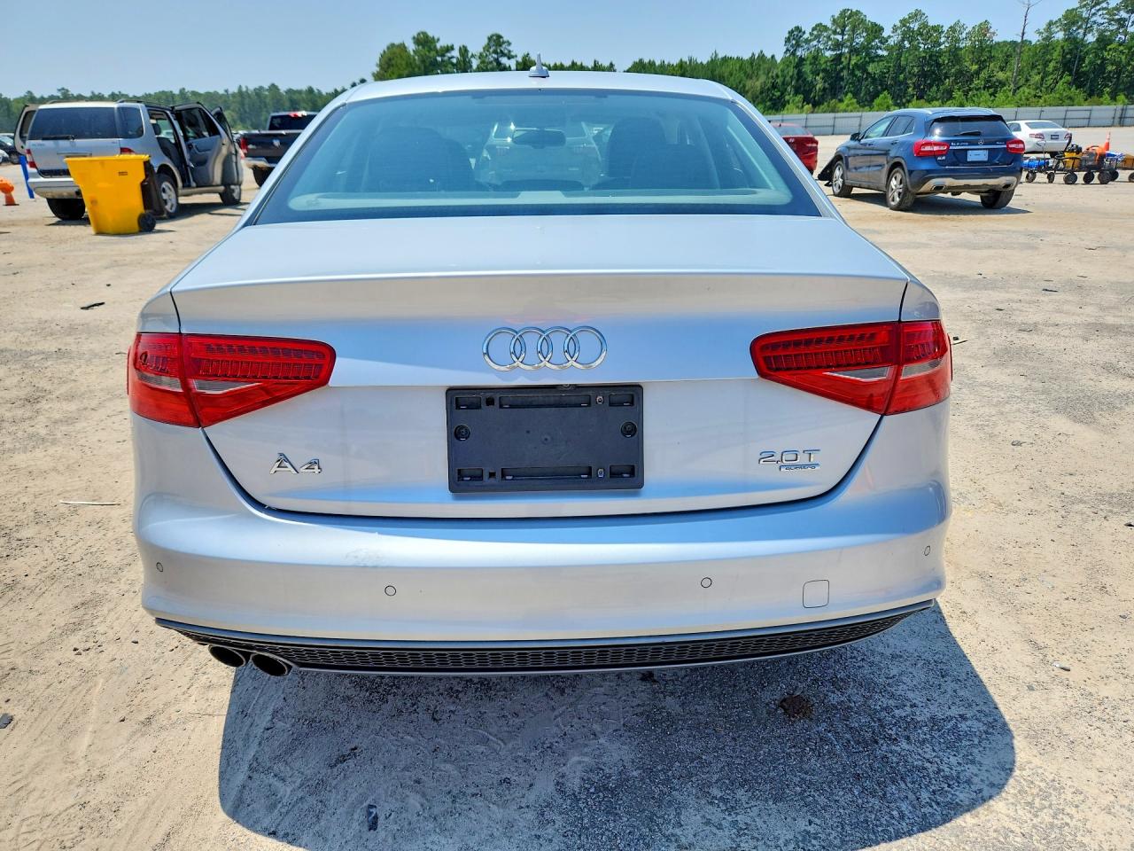 2014 Audi A4 Premium Plus Silver vin: WAUFFAFL3EN014319