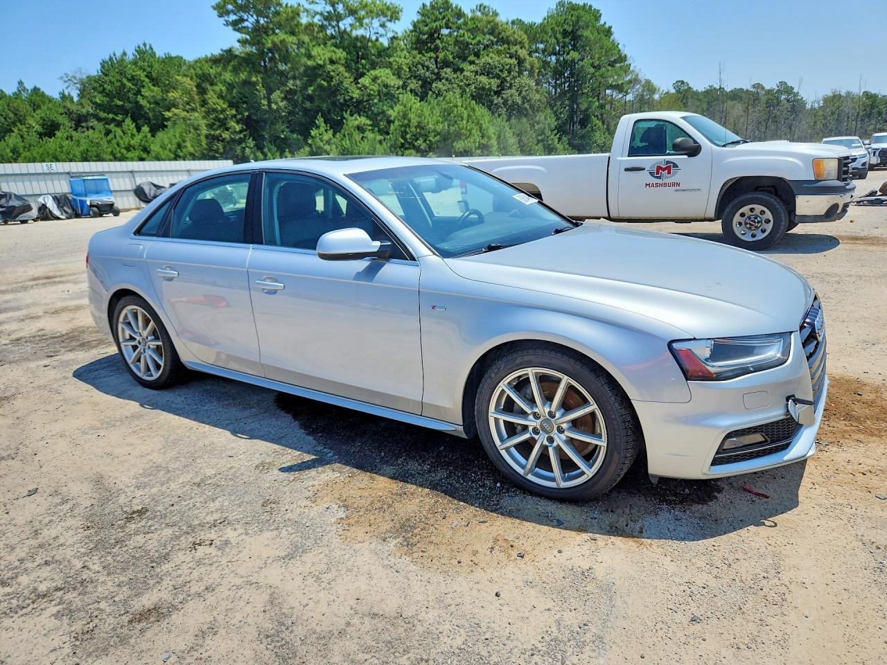 2014 Audi A4 Premium Plus Silver vin: WAUFFAFL3EN014319