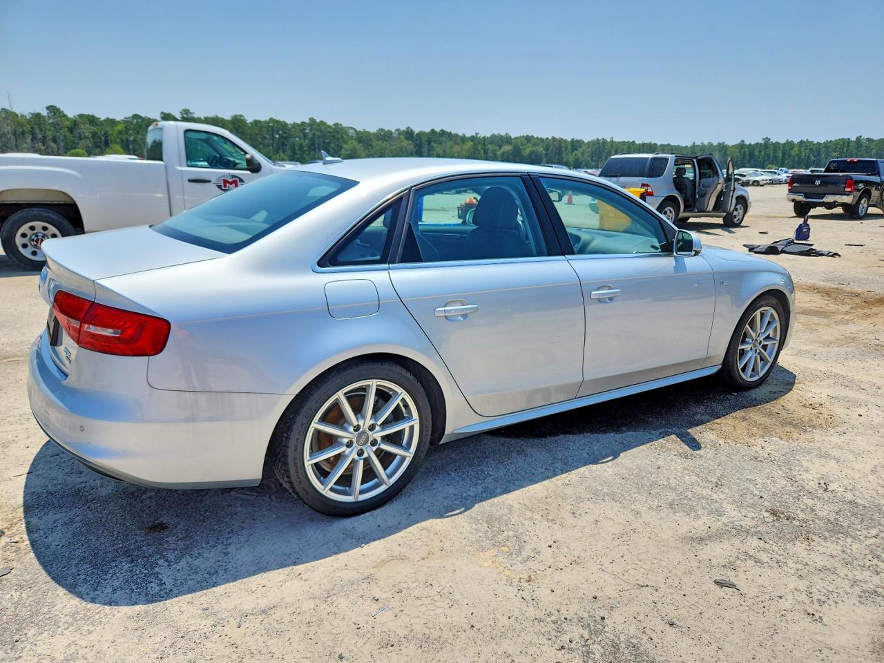 2014 Audi A4 Premium Plus Silver vin: WAUFFAFL3EN014319