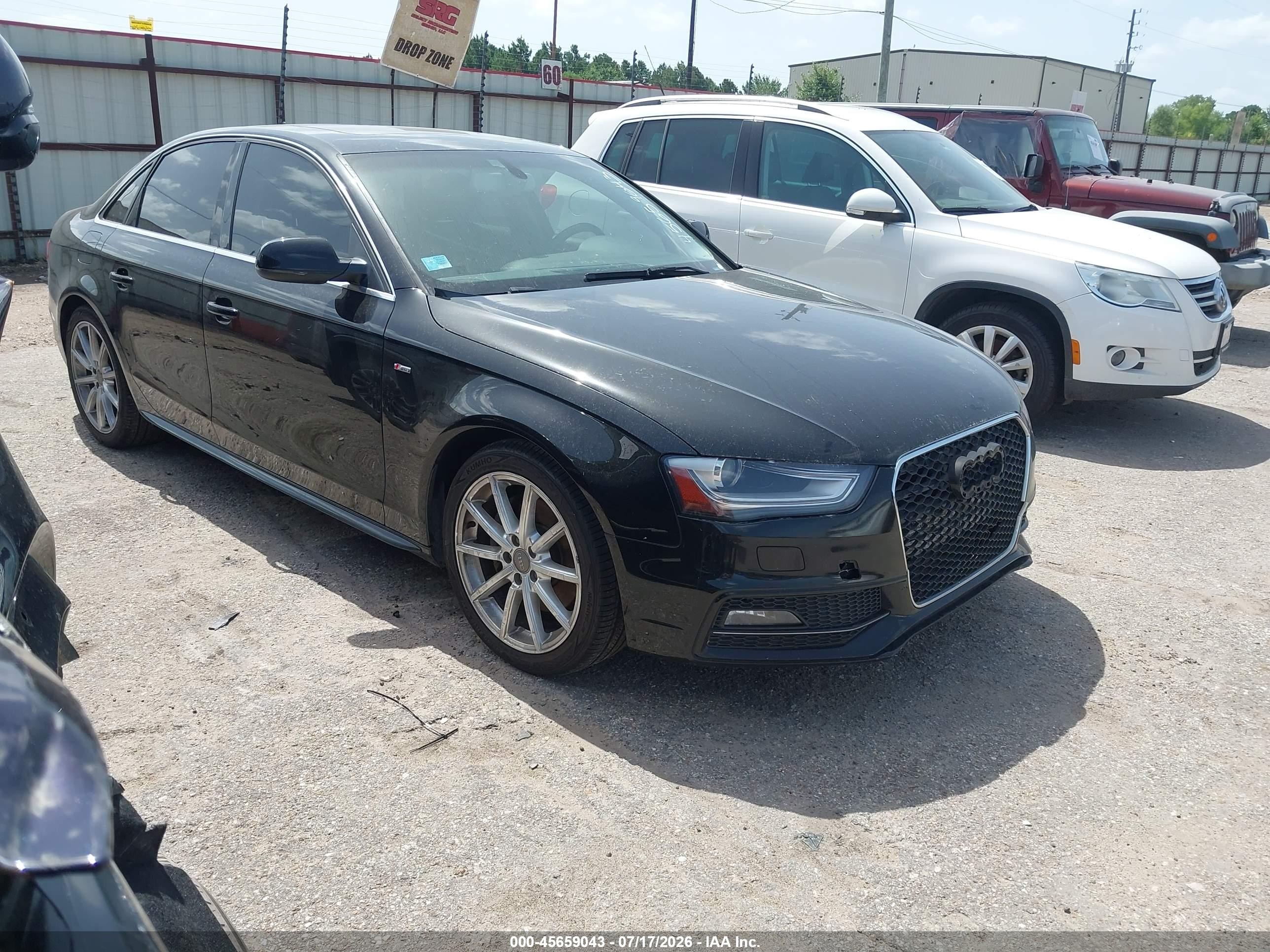 2014 Audi A4 2.0t Premium Черный vin: WAUFFAFL3EN019536