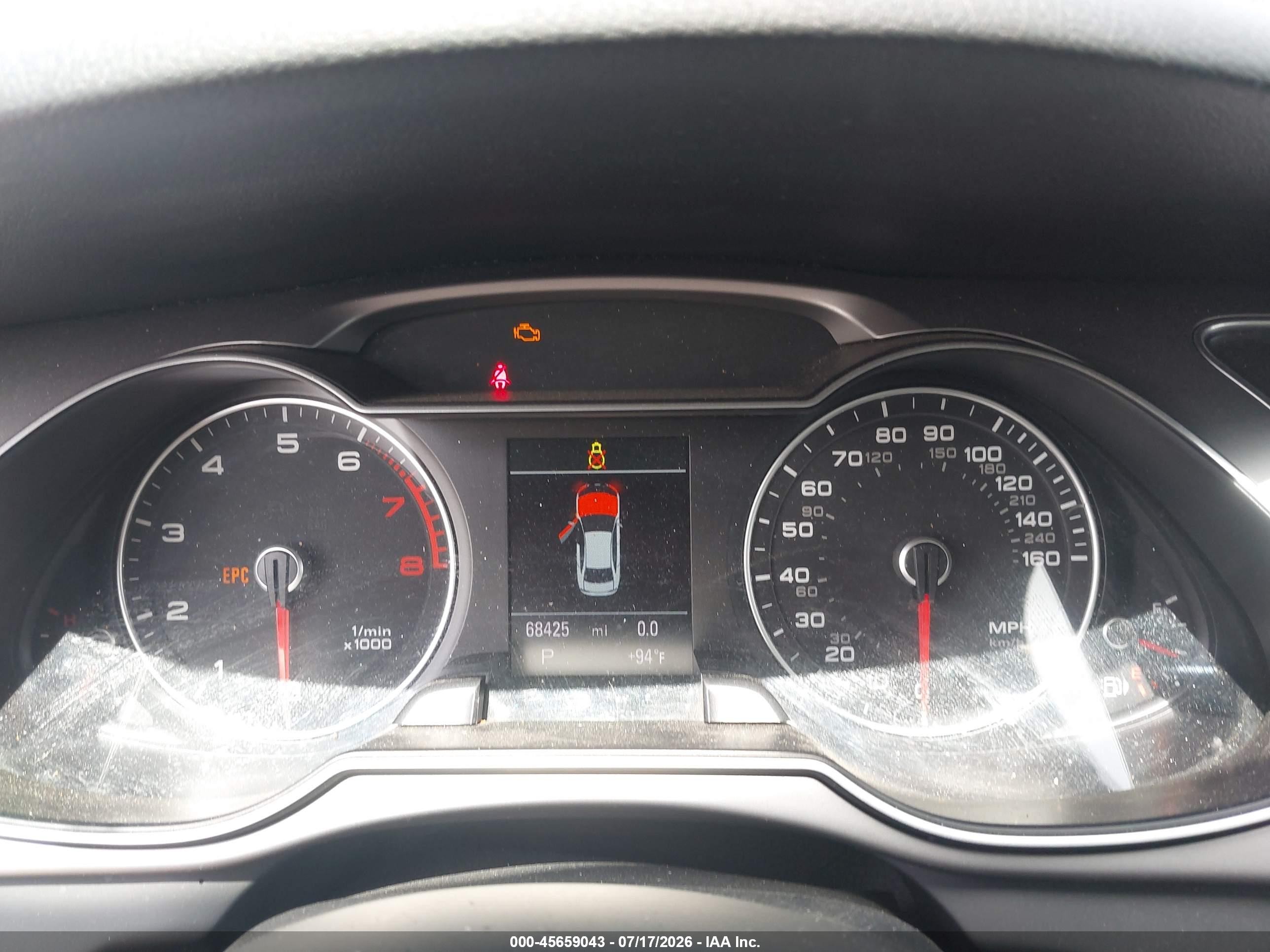 2014 Audi A4 2.0t Premium Черный vin: WAUFFAFL3EN019536