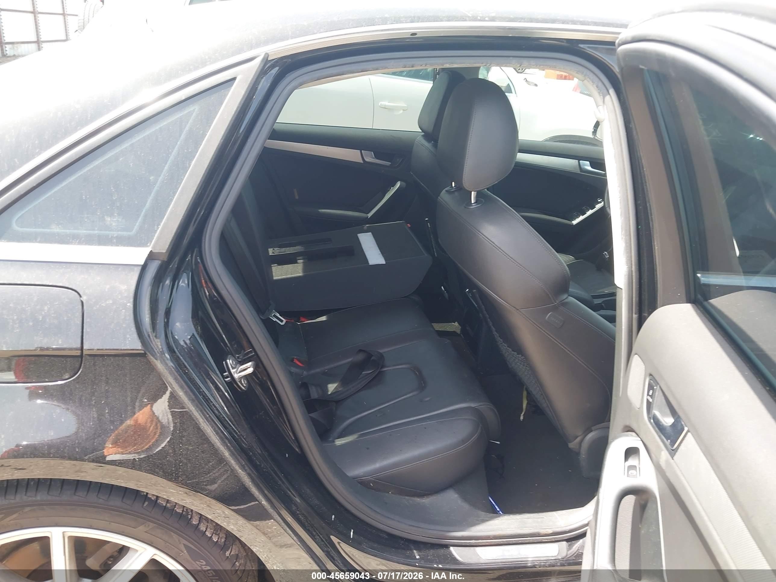 2014 Audi A4 2.0t Premium Черный vin: WAUFFAFL3EN019536