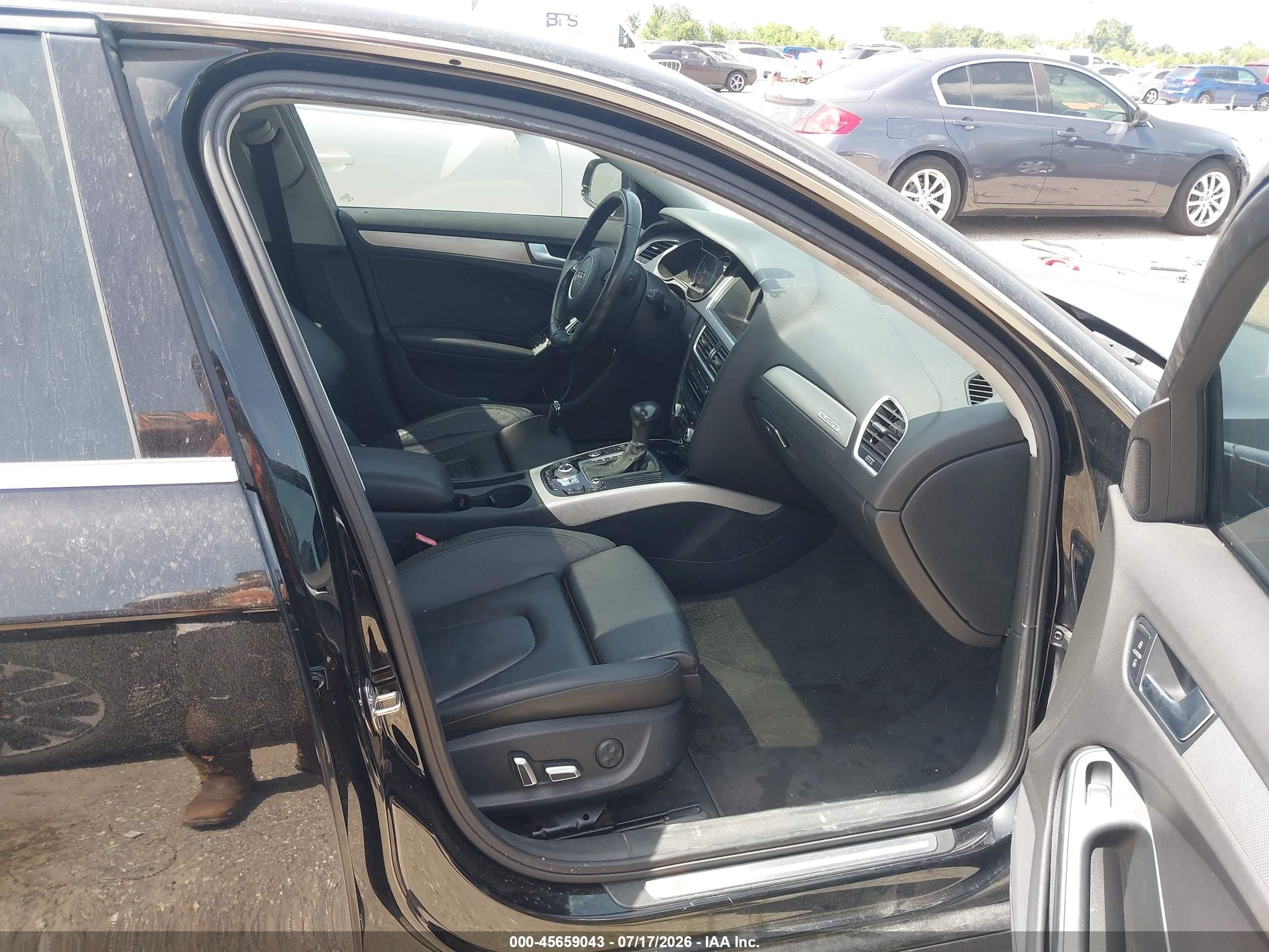 2014 Audi A4 2.0t Premium Черный vin: WAUFFAFL3EN019536
