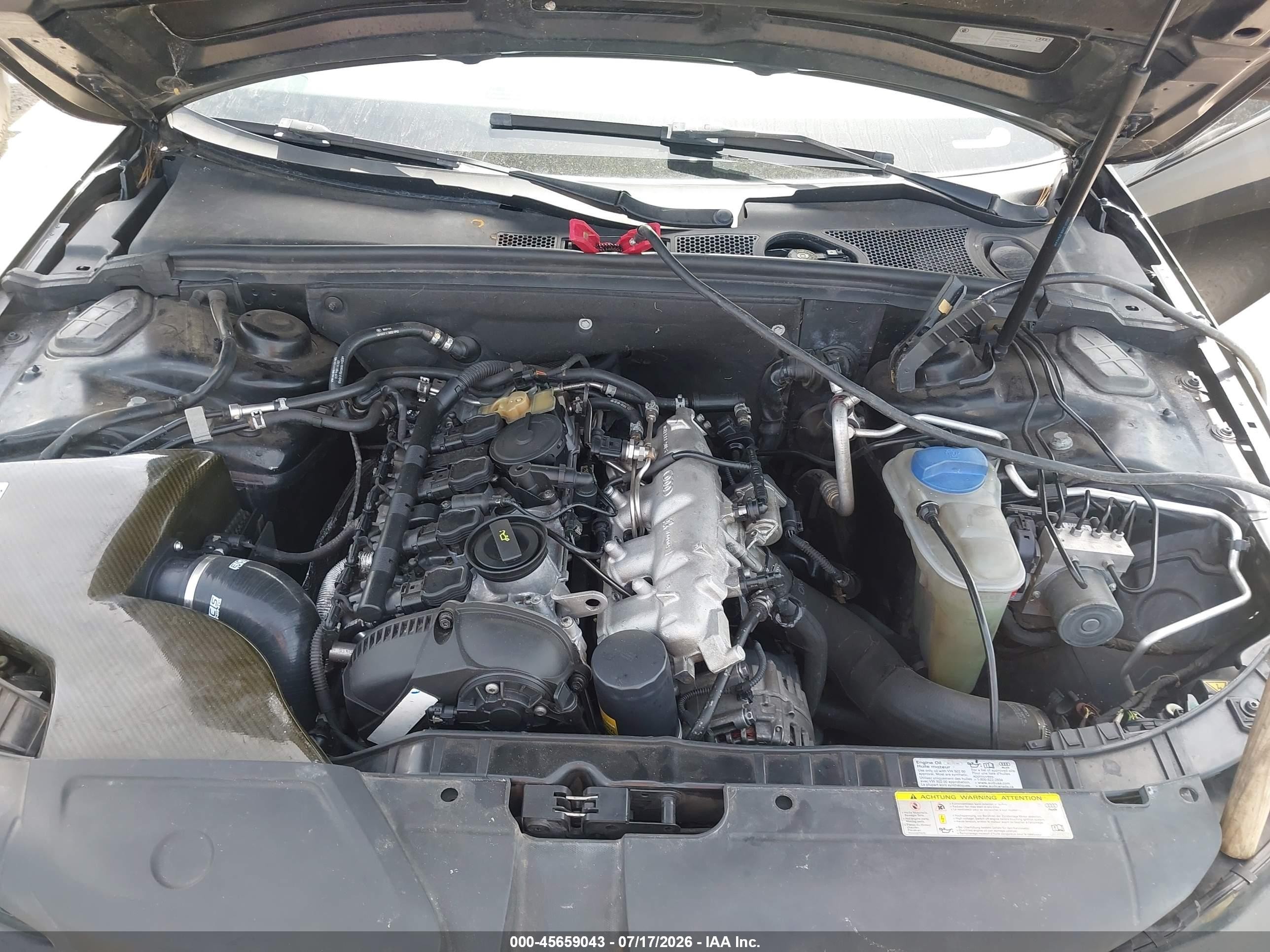 2014 Audi A4 2.0t Premium Черный vin: WAUFFAFL3EN019536