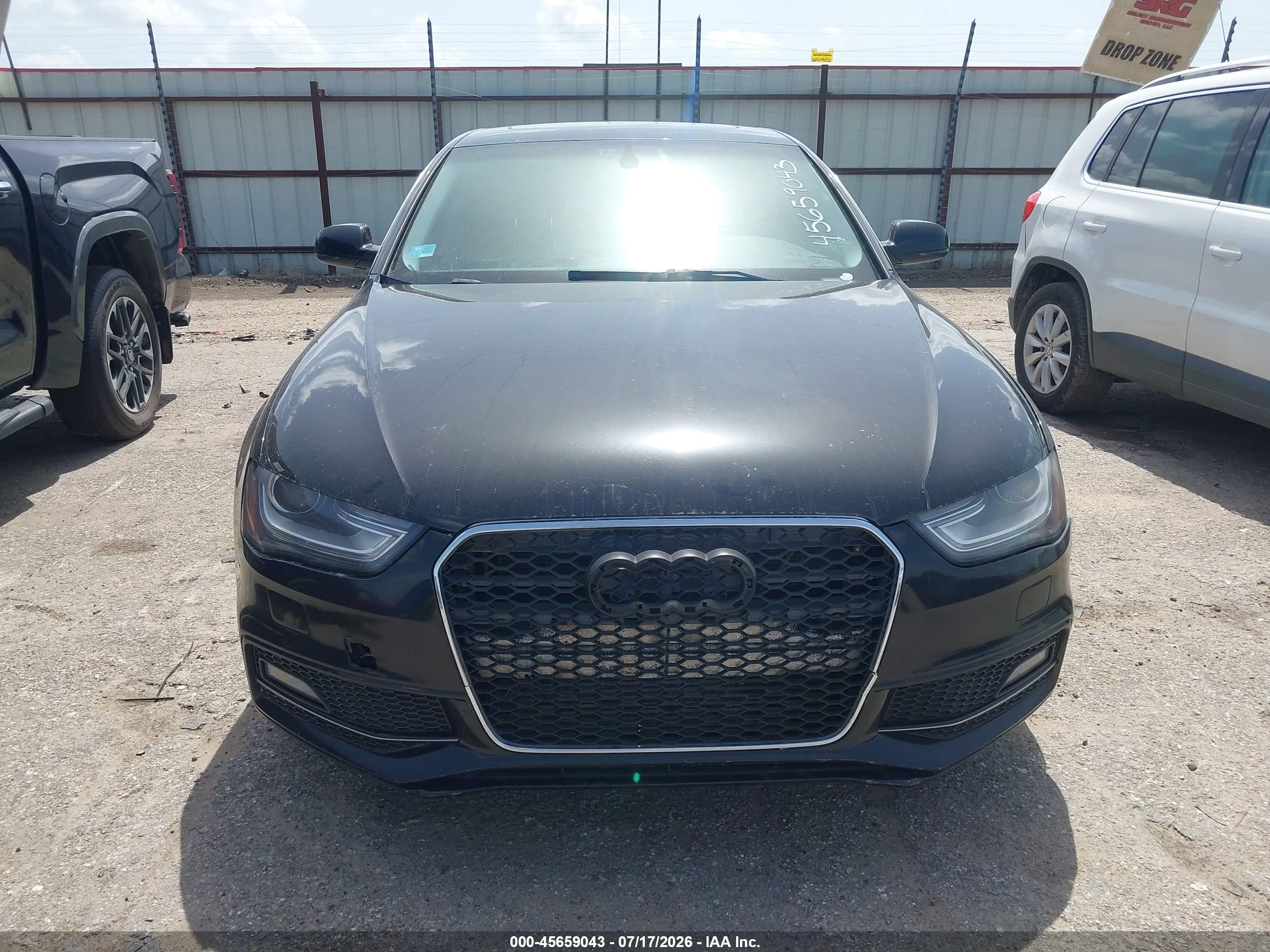 2014 Audi A4 2.0t Premium Черный vin: WAUFFAFL3EN019536