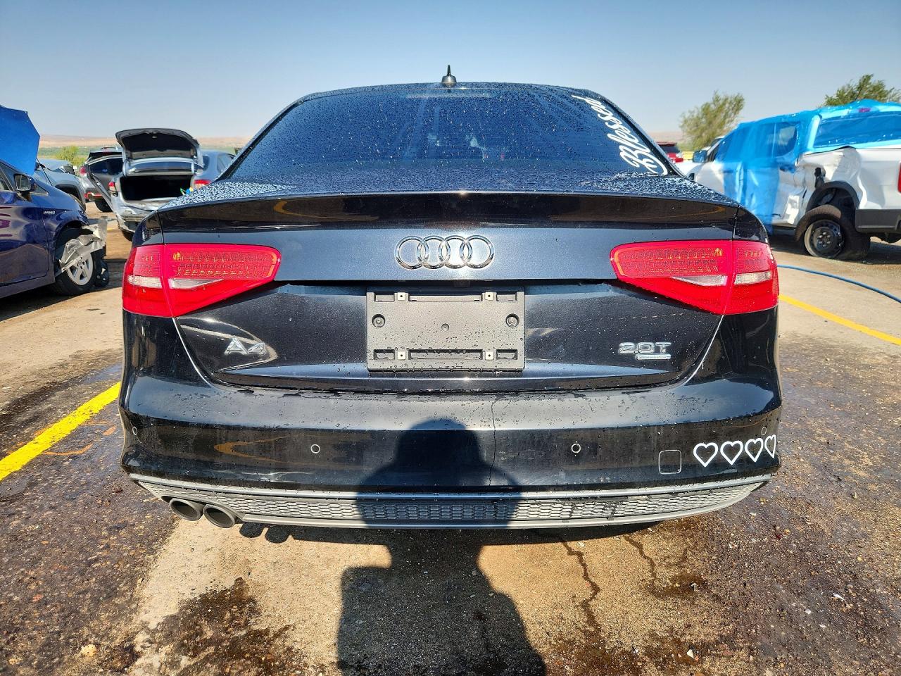 2014 Audi A4 Premium Plus Black vin: WAUFFAFL3EN030911