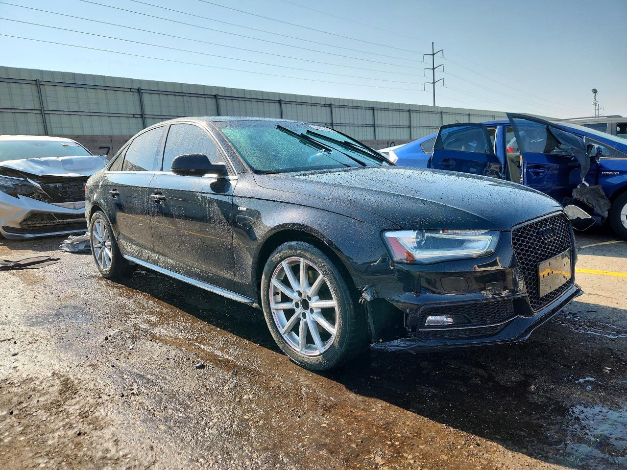 2014 Audi A4 Premium Plus Black vin: WAUFFAFL3EN030911
