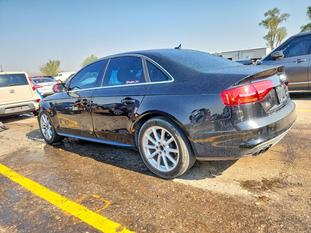 2014 Audi A4 Premium Plus Black vin: WAUFFAFL3EN030911