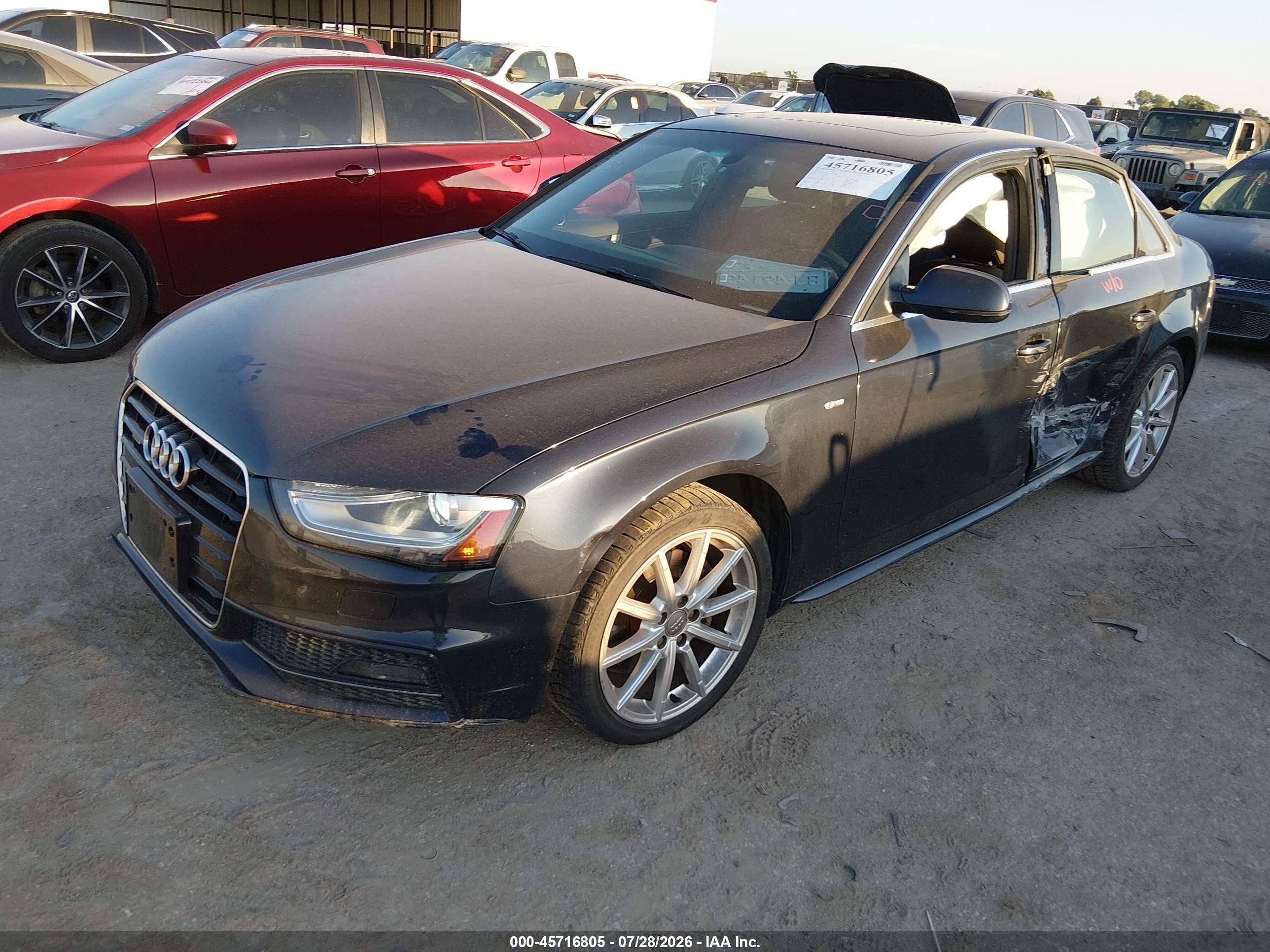 2015 Audi A4 2.0t Premium Black vin: WAUFFAFL3FN013009