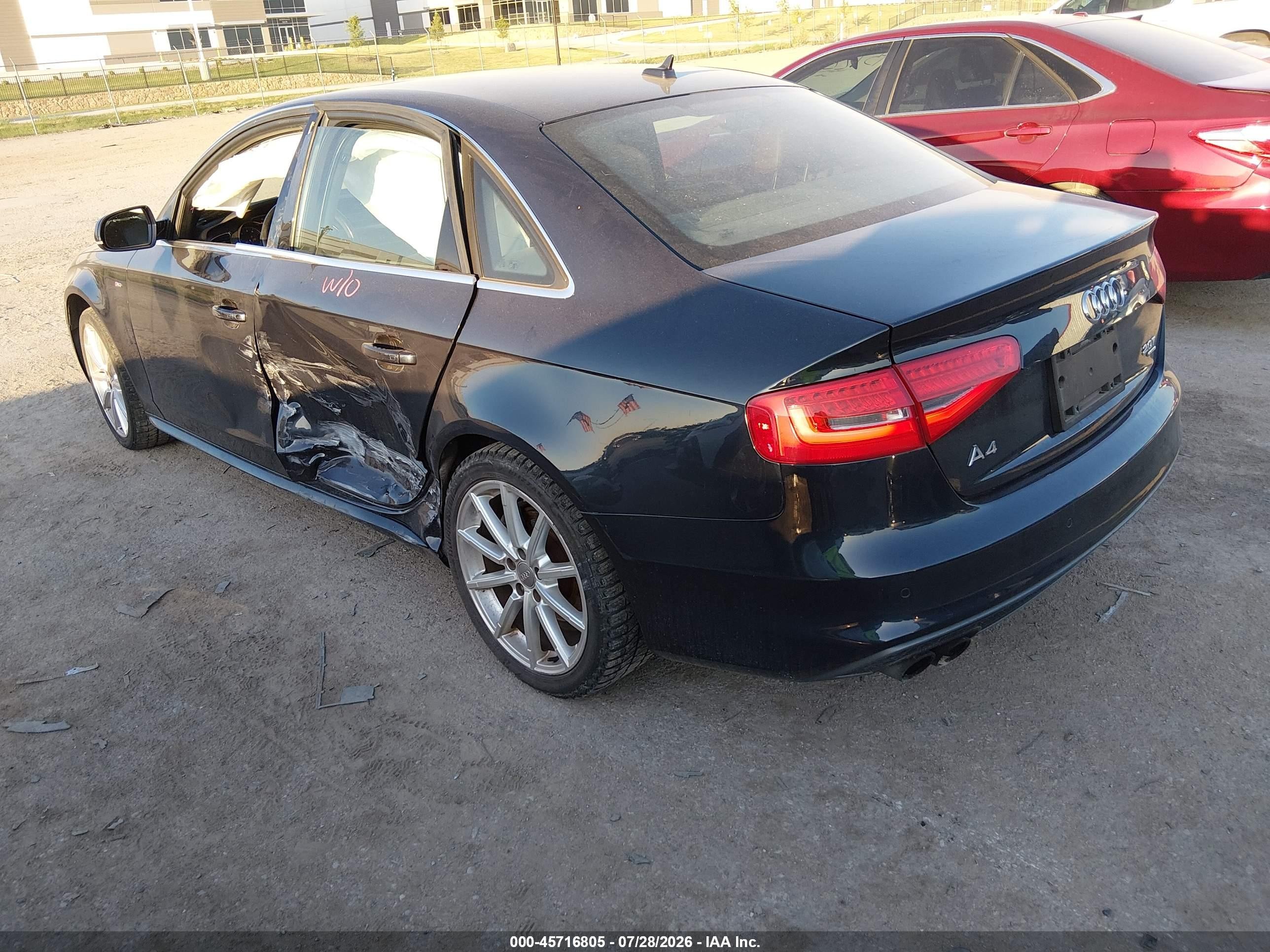 2015 Audi A4 2.0t Premium Black vin: WAUFFAFL3FN013009