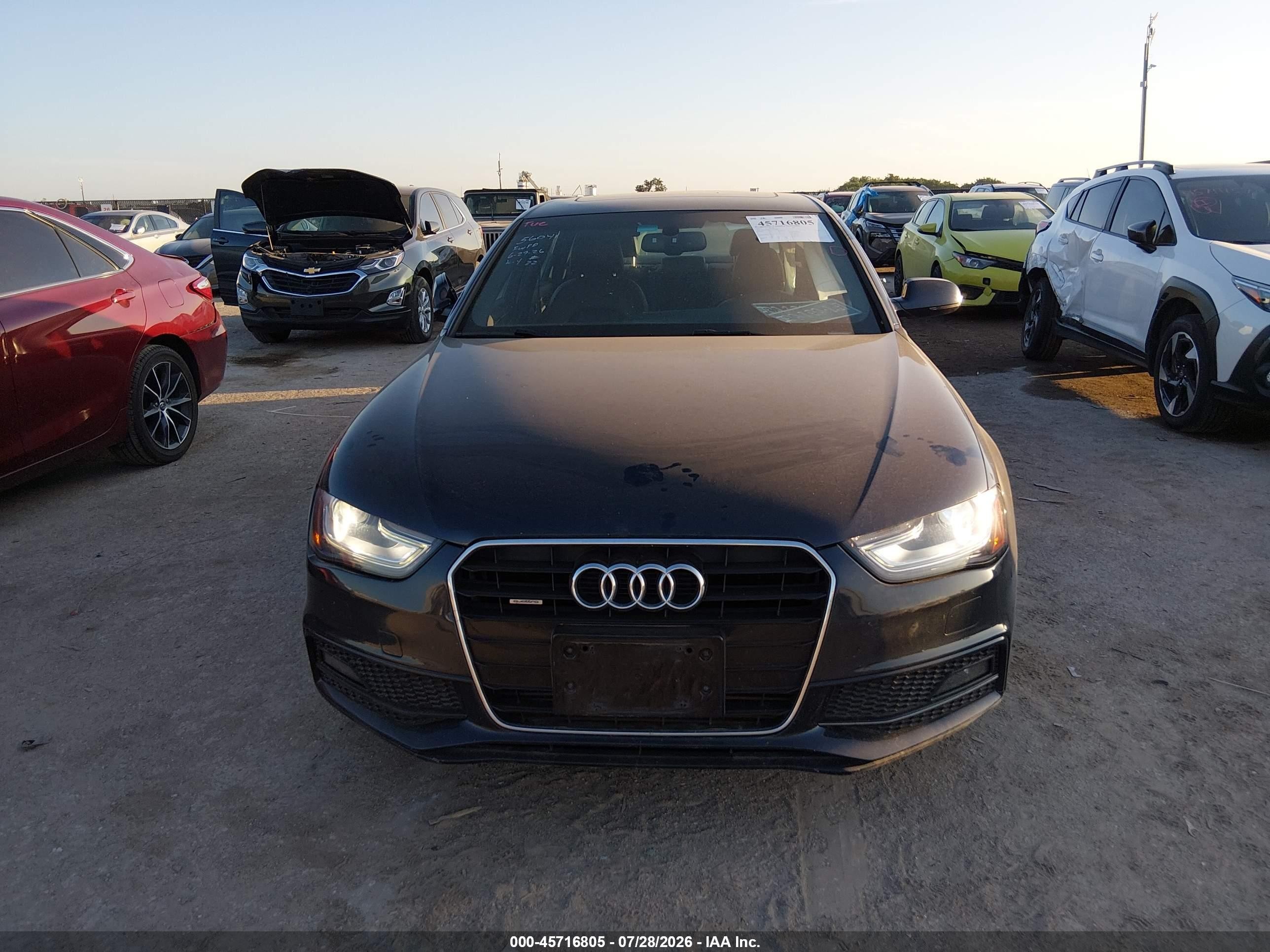 2015 Audi A4 2.0t Premium Black vin: WAUFFAFL3FN013009