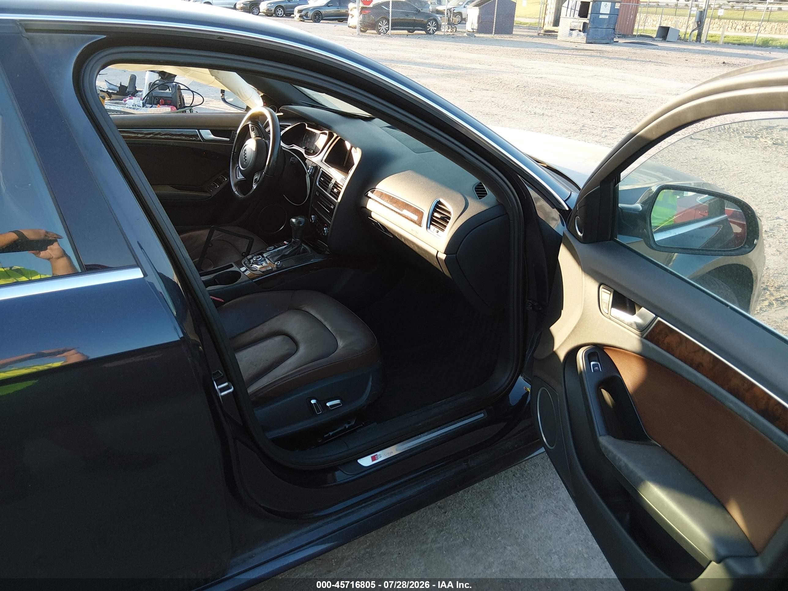 2015 Audi A4 2.0t Premium Black vin: WAUFFAFL3FN013009