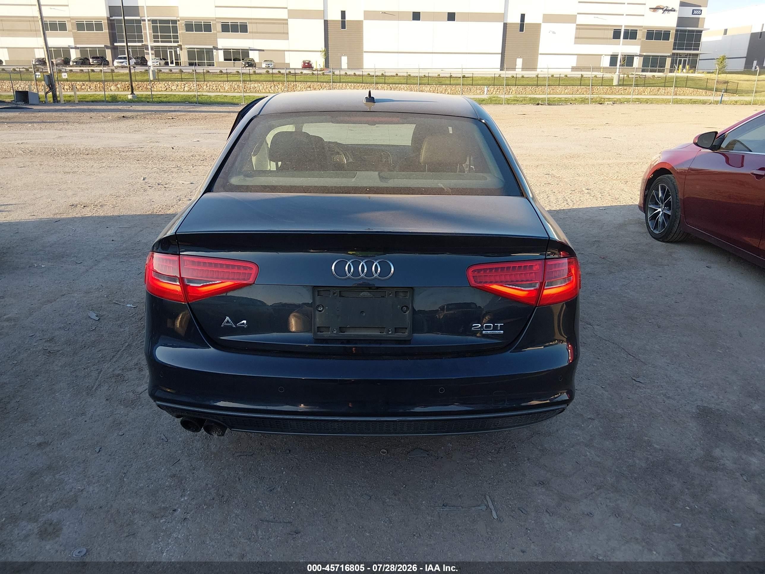 2015 Audi A4 2.0t Premium Black vin: WAUFFAFL3FN013009