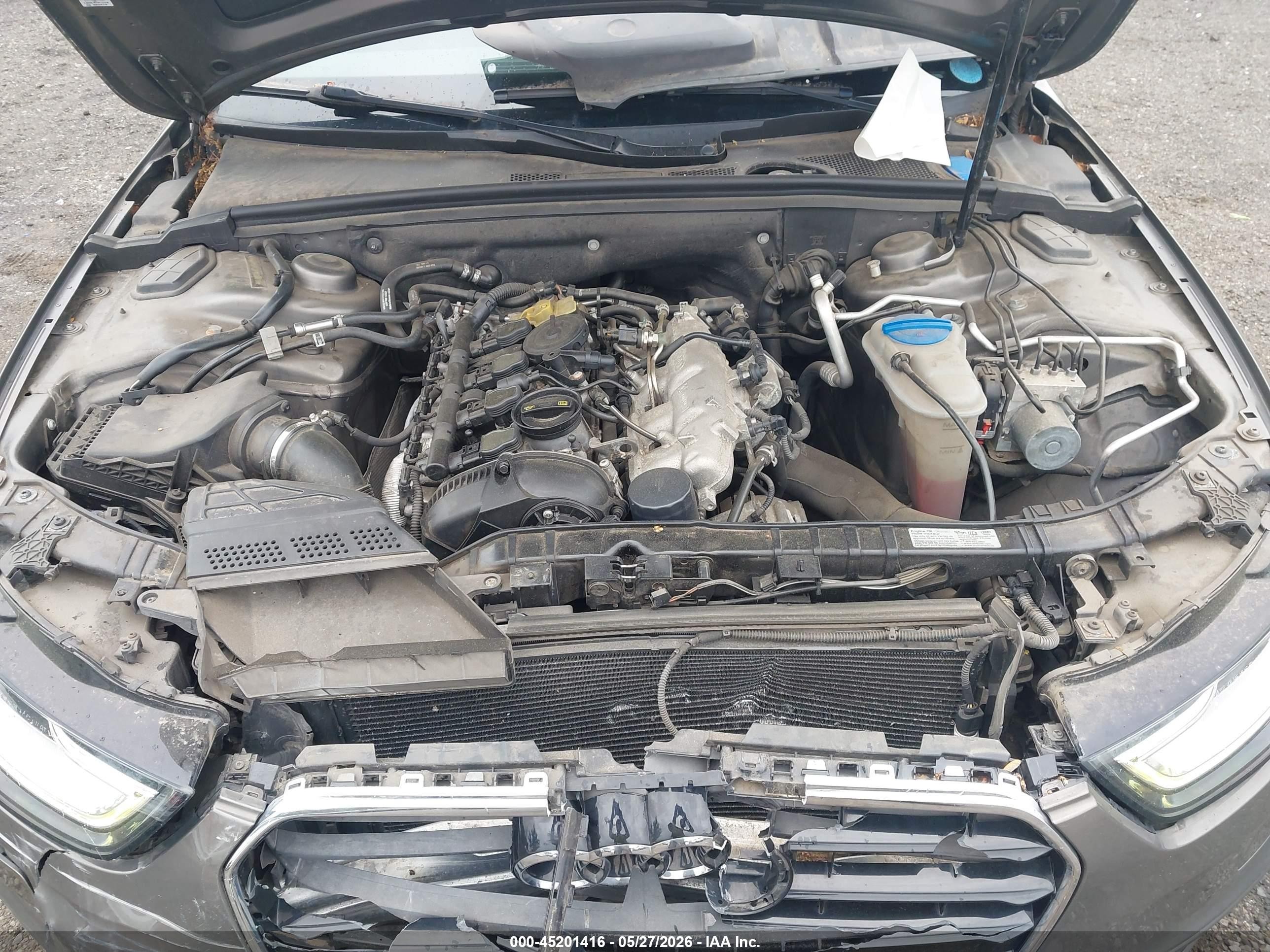 2015 Audi A4 2.0t Premium Gray vin: WAUFFAFL3FN020817