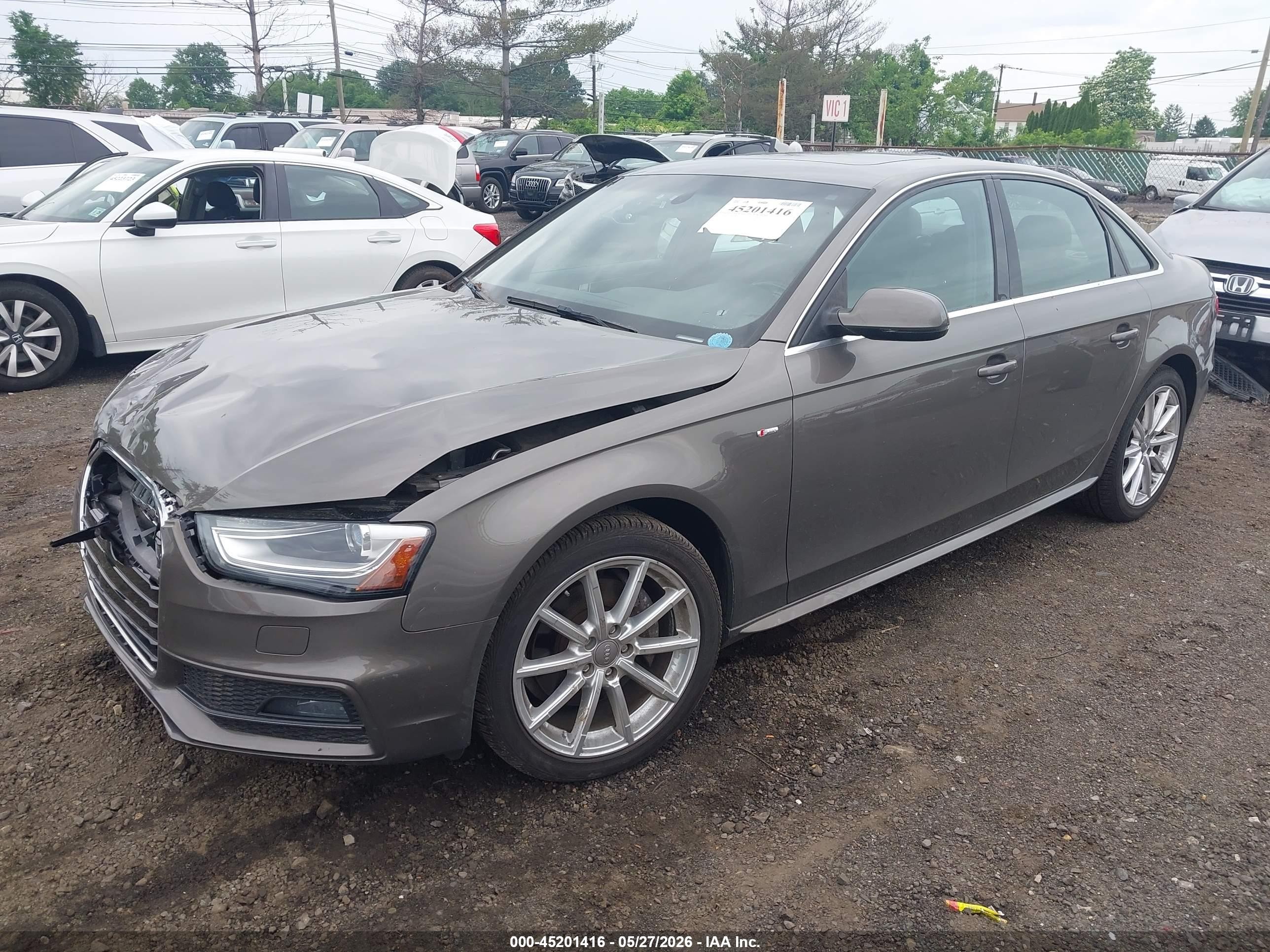 2015 Audi A4 2.0t Premium Gray vin: WAUFFAFL3FN020817