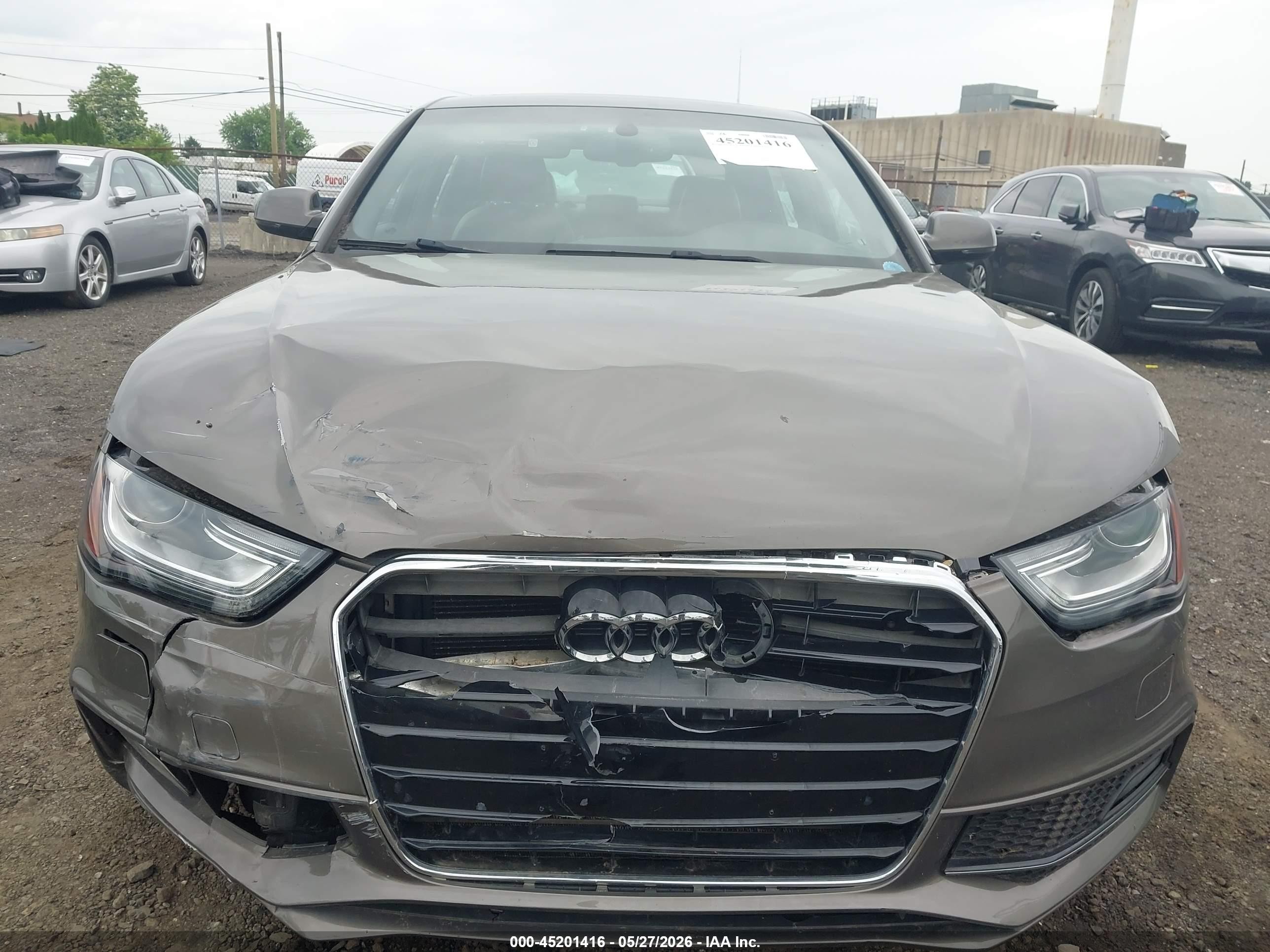 2015 Audi A4 2.0t Premium Gray vin: WAUFFAFL3FN020817