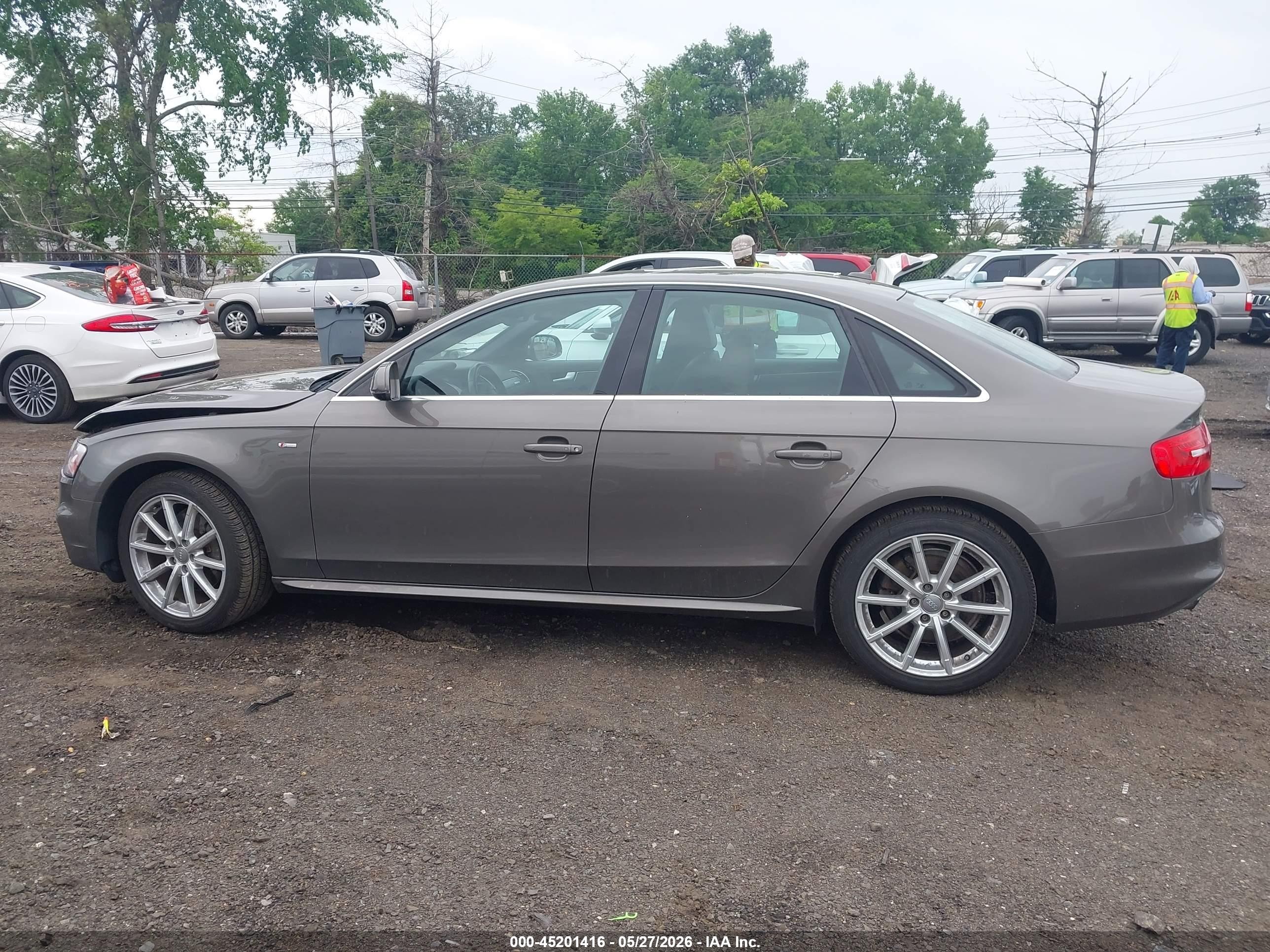 2015 Audi A4 2.0t Premium Gray vin: WAUFFAFL3FN020817