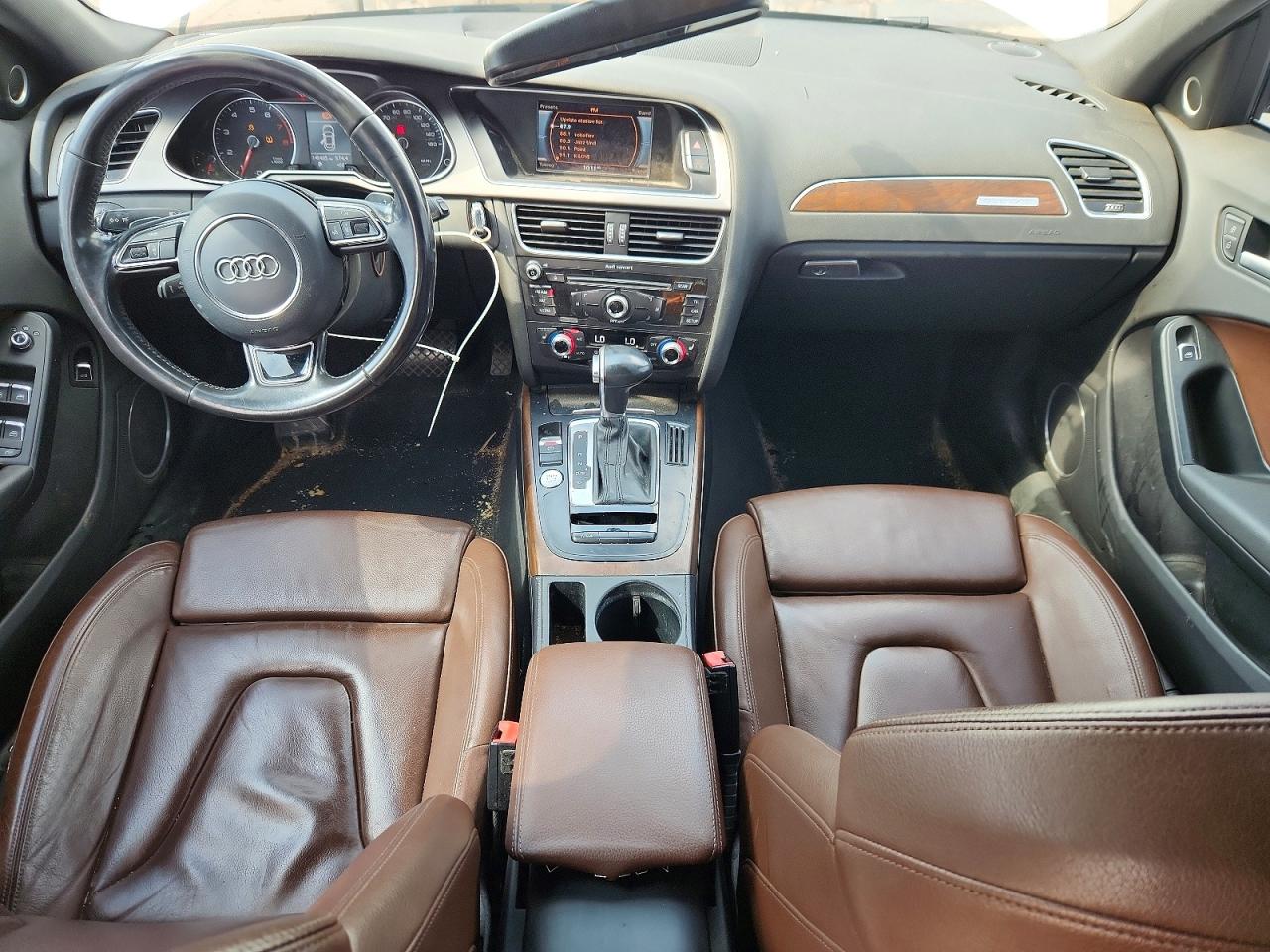 2015 Audi A4 Premium Plus White vin: WAUFFAFL3FN021160