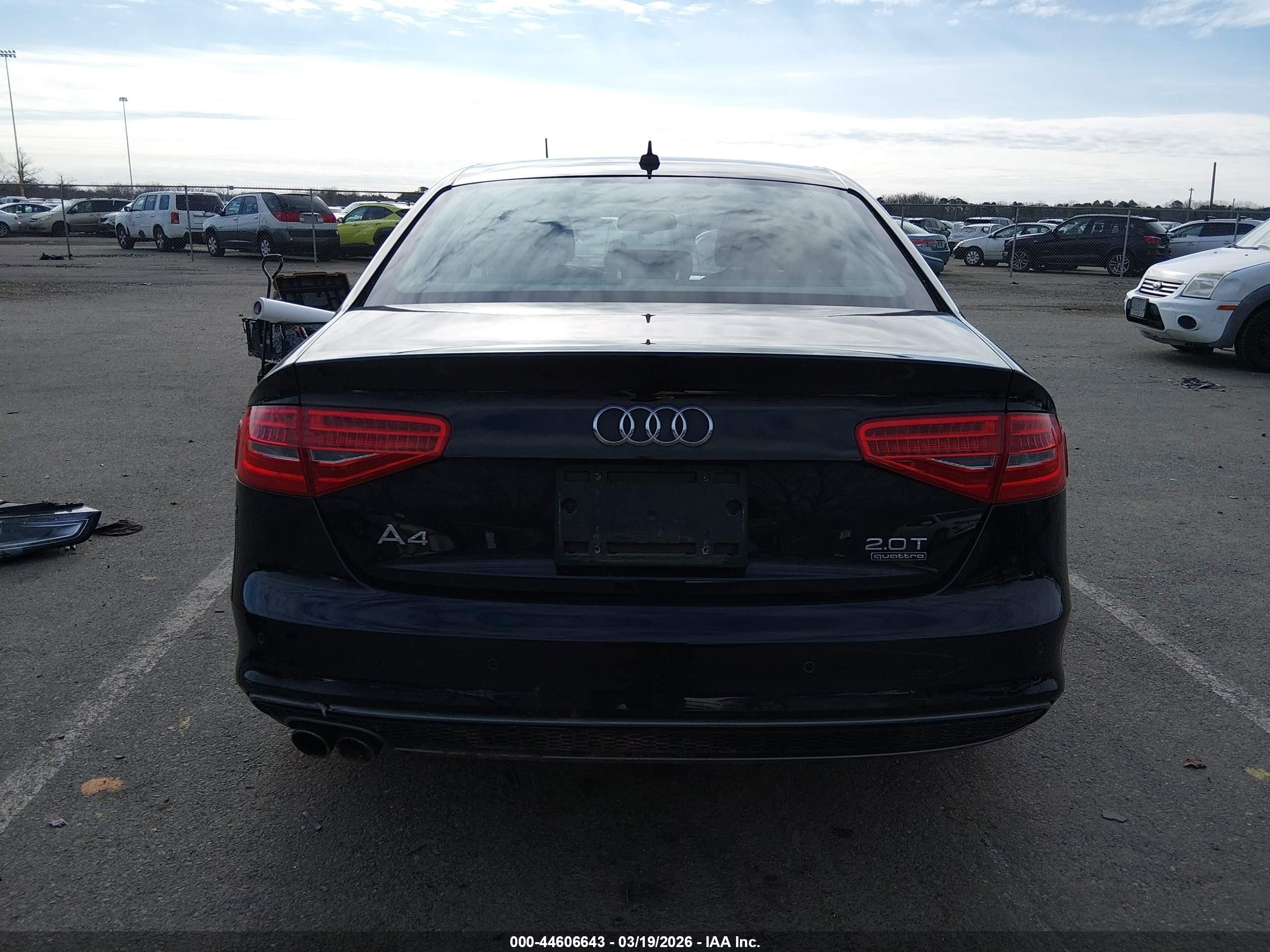 2015 Audi A4 2.0t Premium Black vin: WAUFFAFL3FN033034