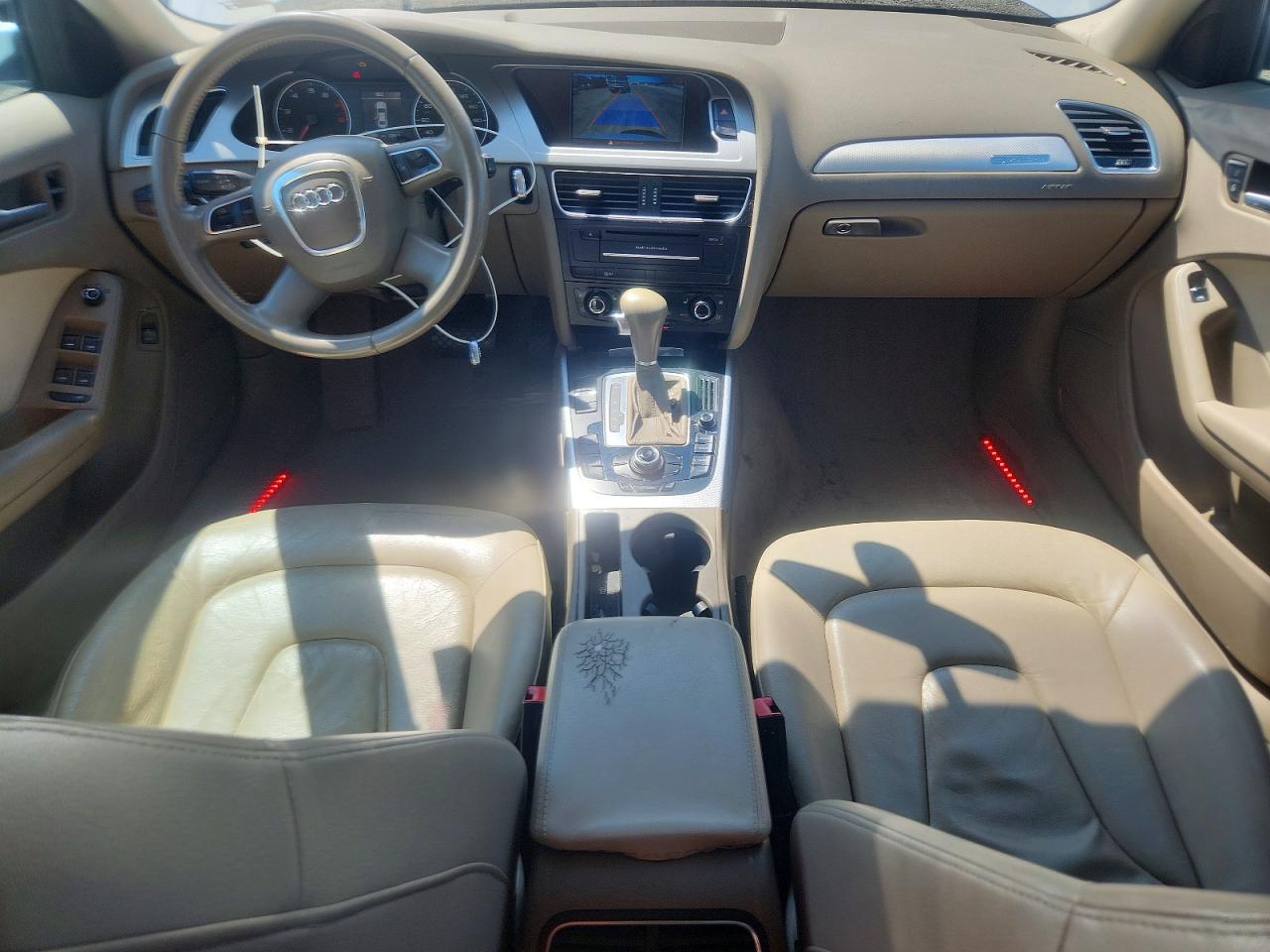 2011 Audi A4 Premium Plus White vin: WAUFFAFL4BA055867