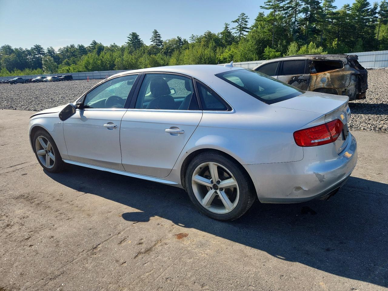 2012 Audi A4 Premium Plus Silver vin: WAUFFAFL4CA115647