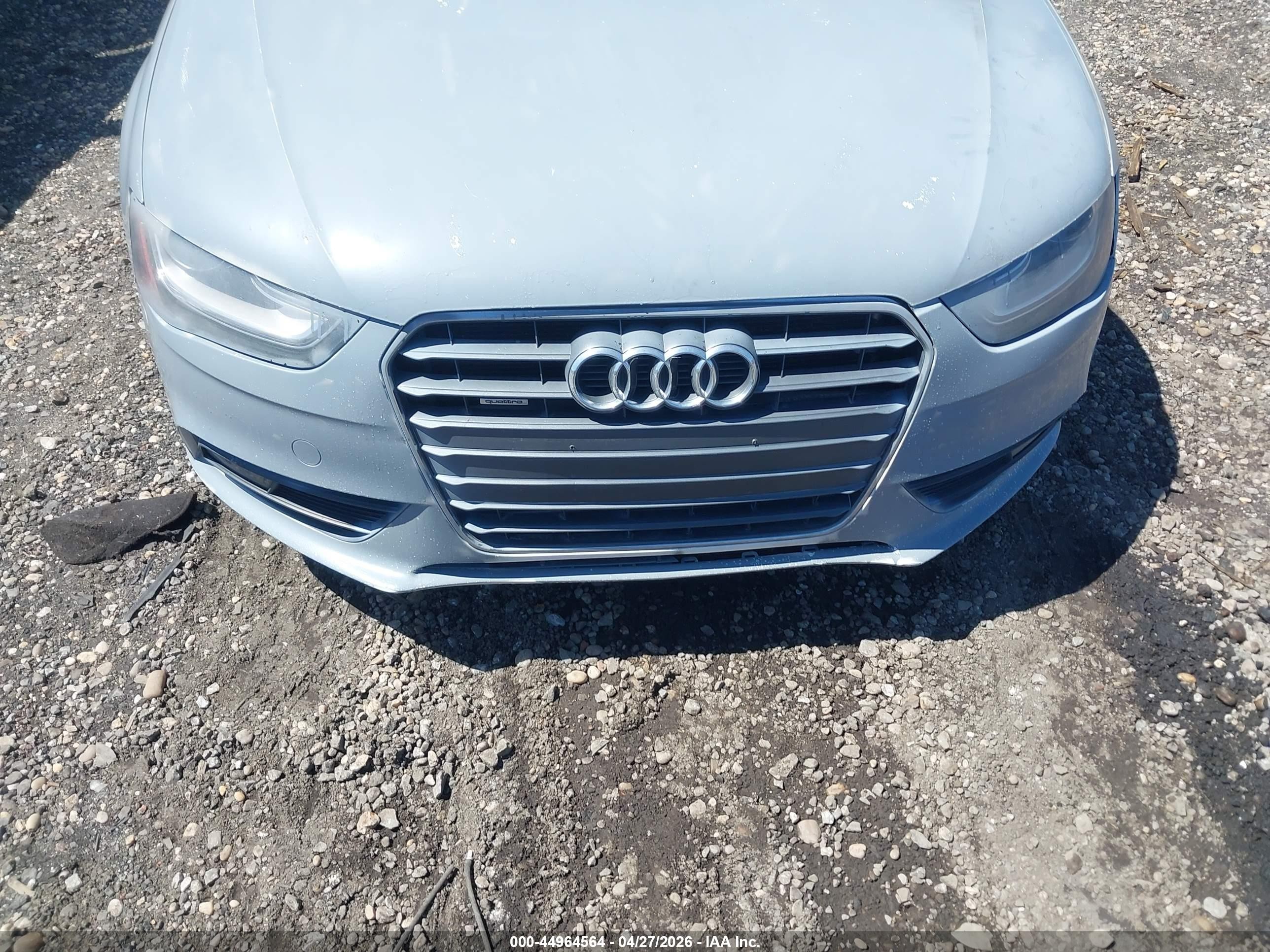 2013 Audi A4 2.0t Premium Gray vin: WAUFFAFL4DA181214
