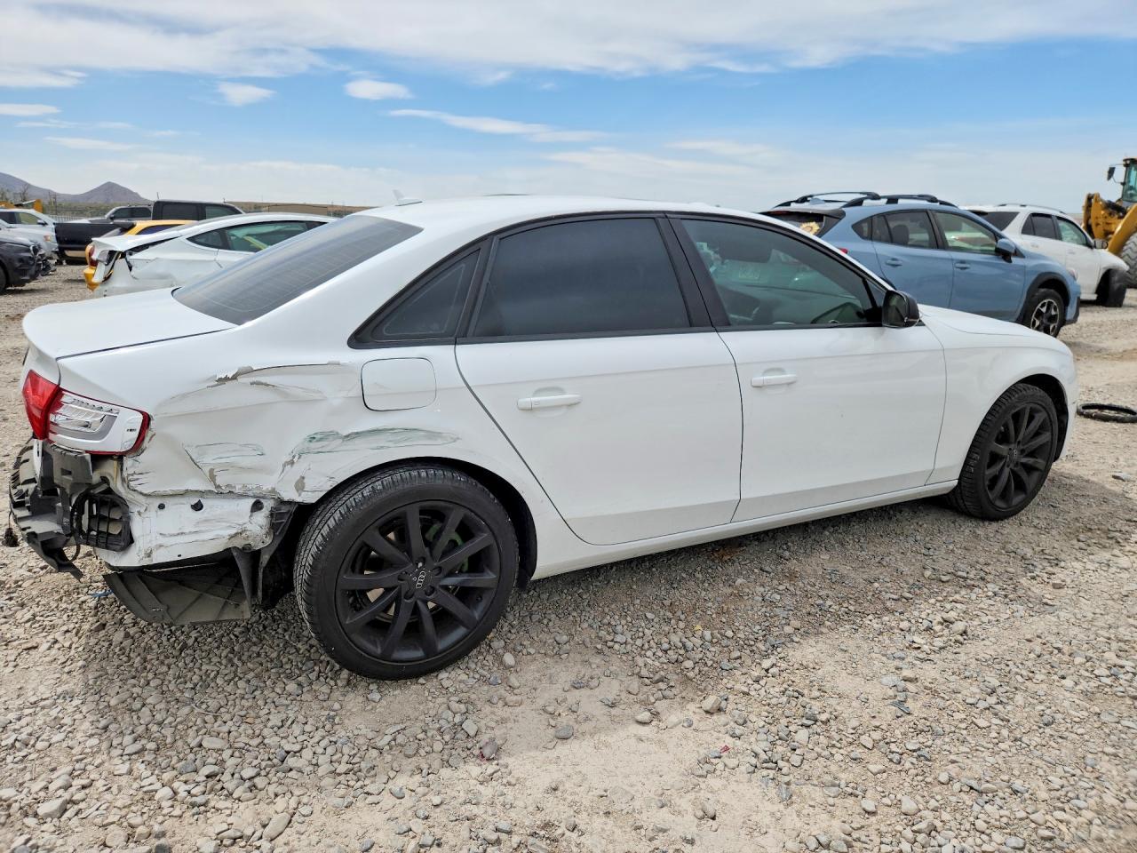 2013 Audi A4 Premium Plus White vin: WAUFFAFL4DN004056