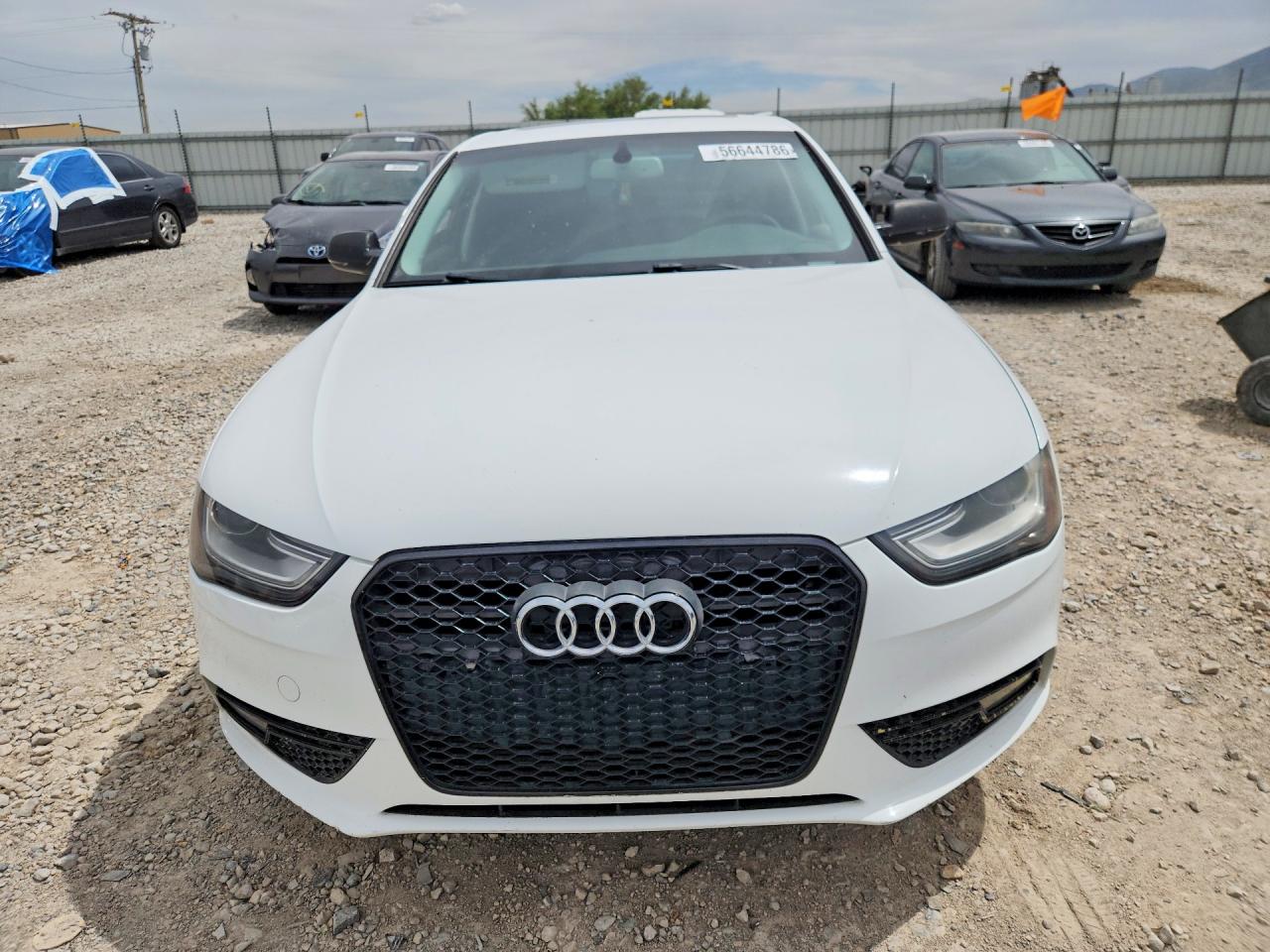 2013 Audi A4 Premium Plus White vin: WAUFFAFL4DN004056