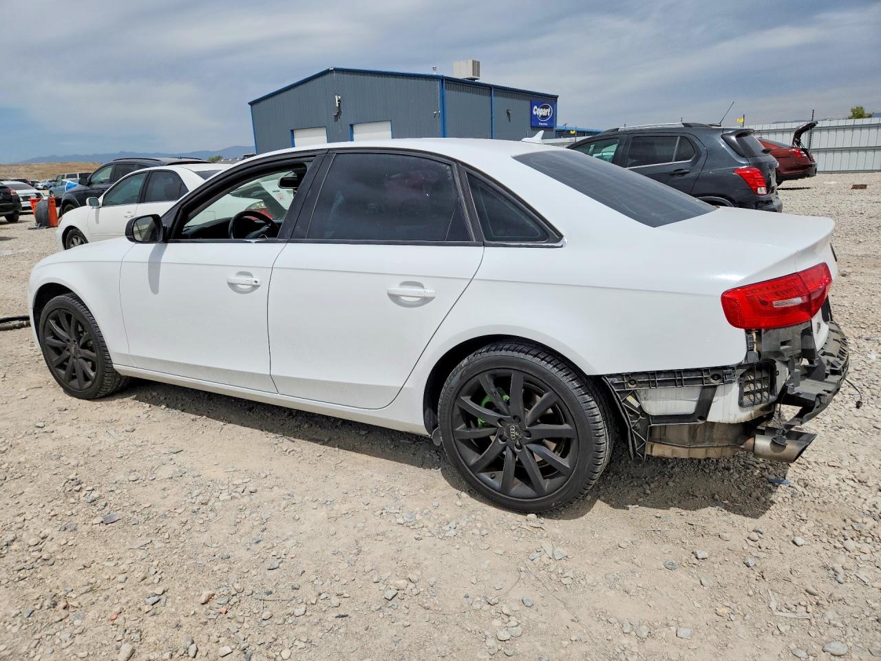 2013 Audi A4 Premium Plus White vin: WAUFFAFL4DN004056