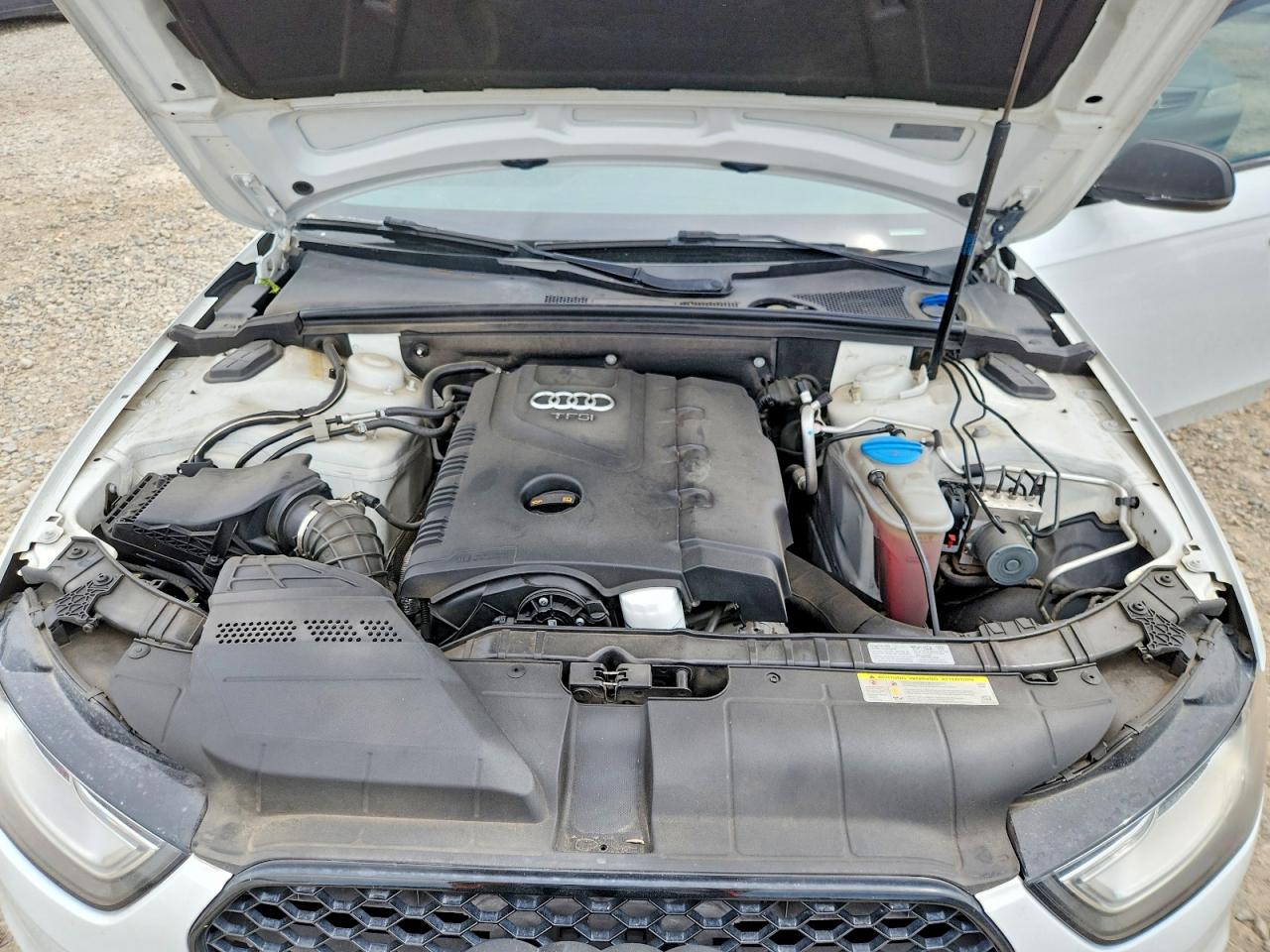 2013 Audi A4 Premium Plus White vin: WAUFFAFL4DN004056