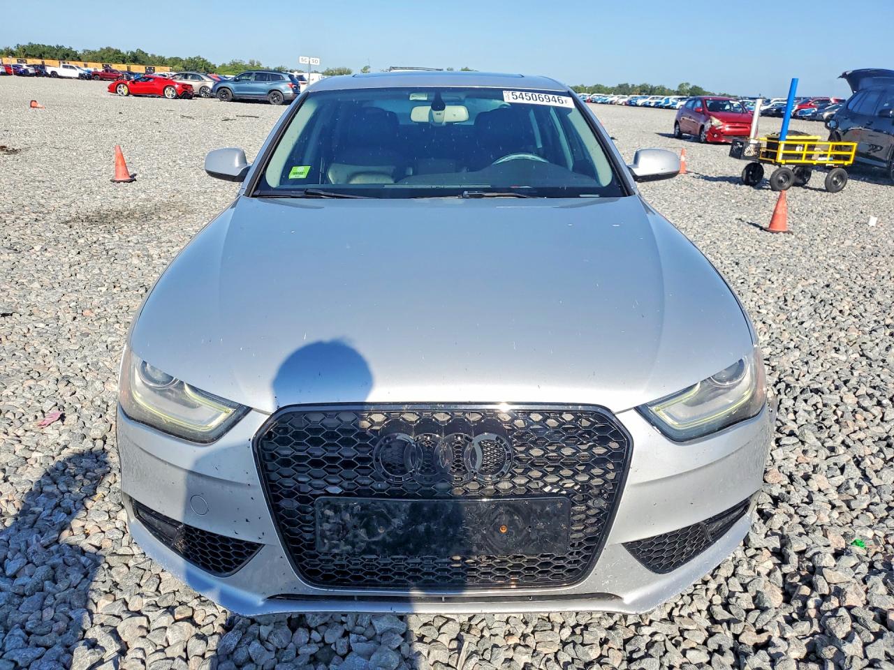 2013 Audi A4 Premium Plus Silver vin: WAUFFAFL4DN007877