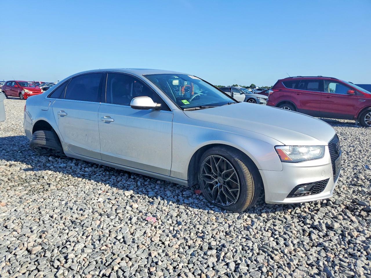 2013 Audi A4 Premium Plus Silver vin: WAUFFAFL4DN007877