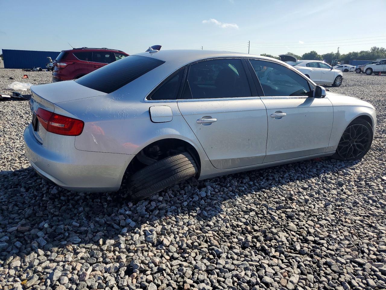 2013 Audi A4 Premium Plus Silver vin: WAUFFAFL4DN007877