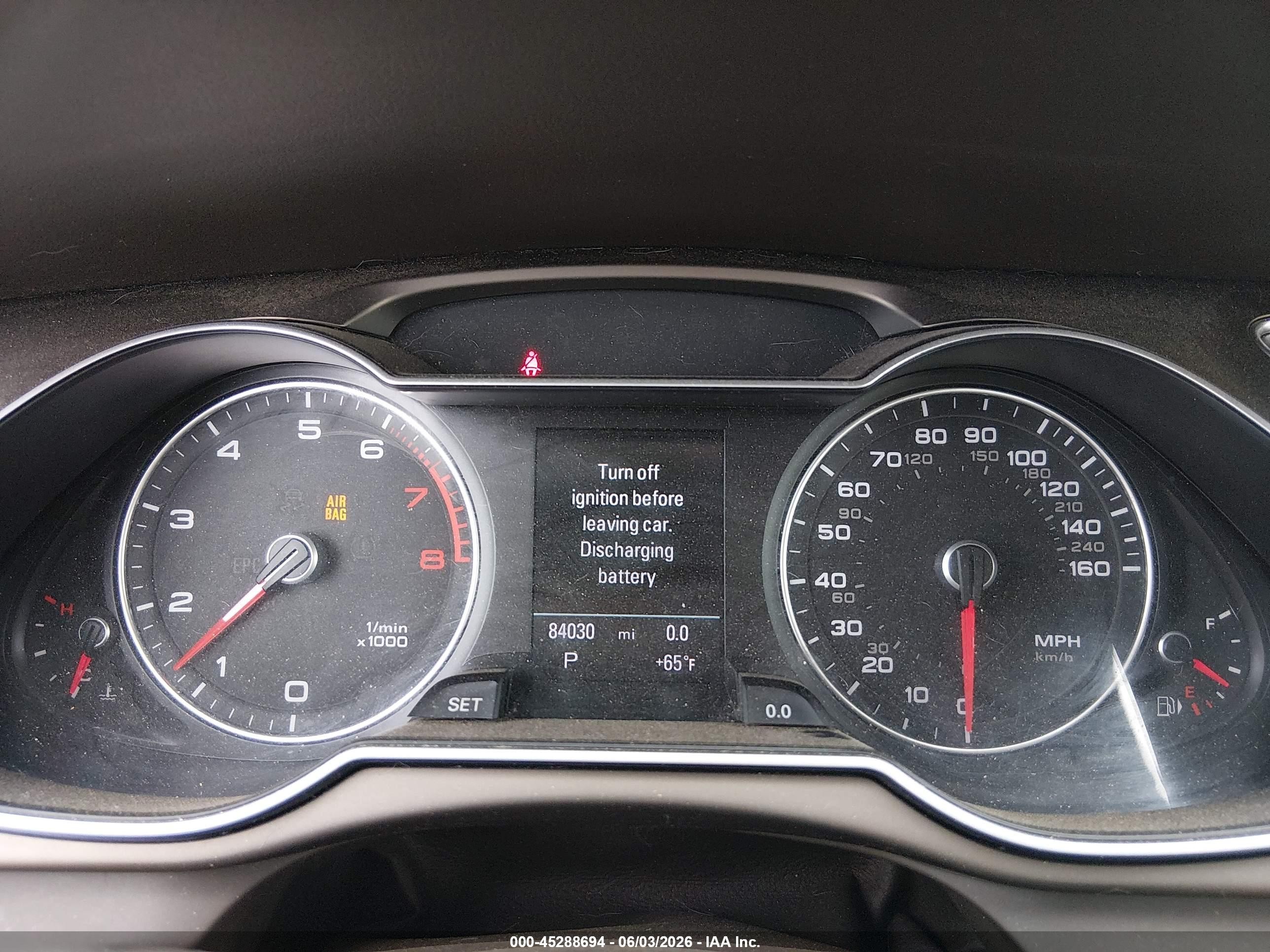 2013 Audi A4 2.0t Premium Black vin: WAUFFAFL4DN034626