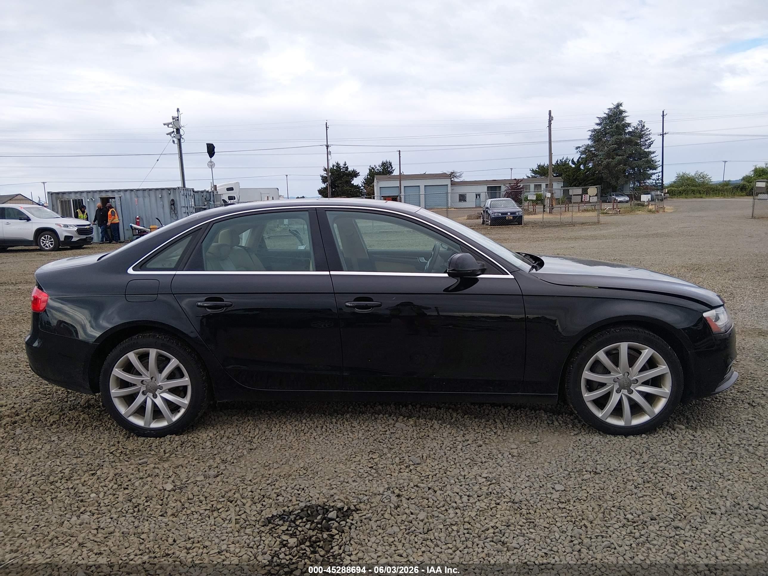 2013 Audi A4 2.0t Premium Black vin: WAUFFAFL4DN034626