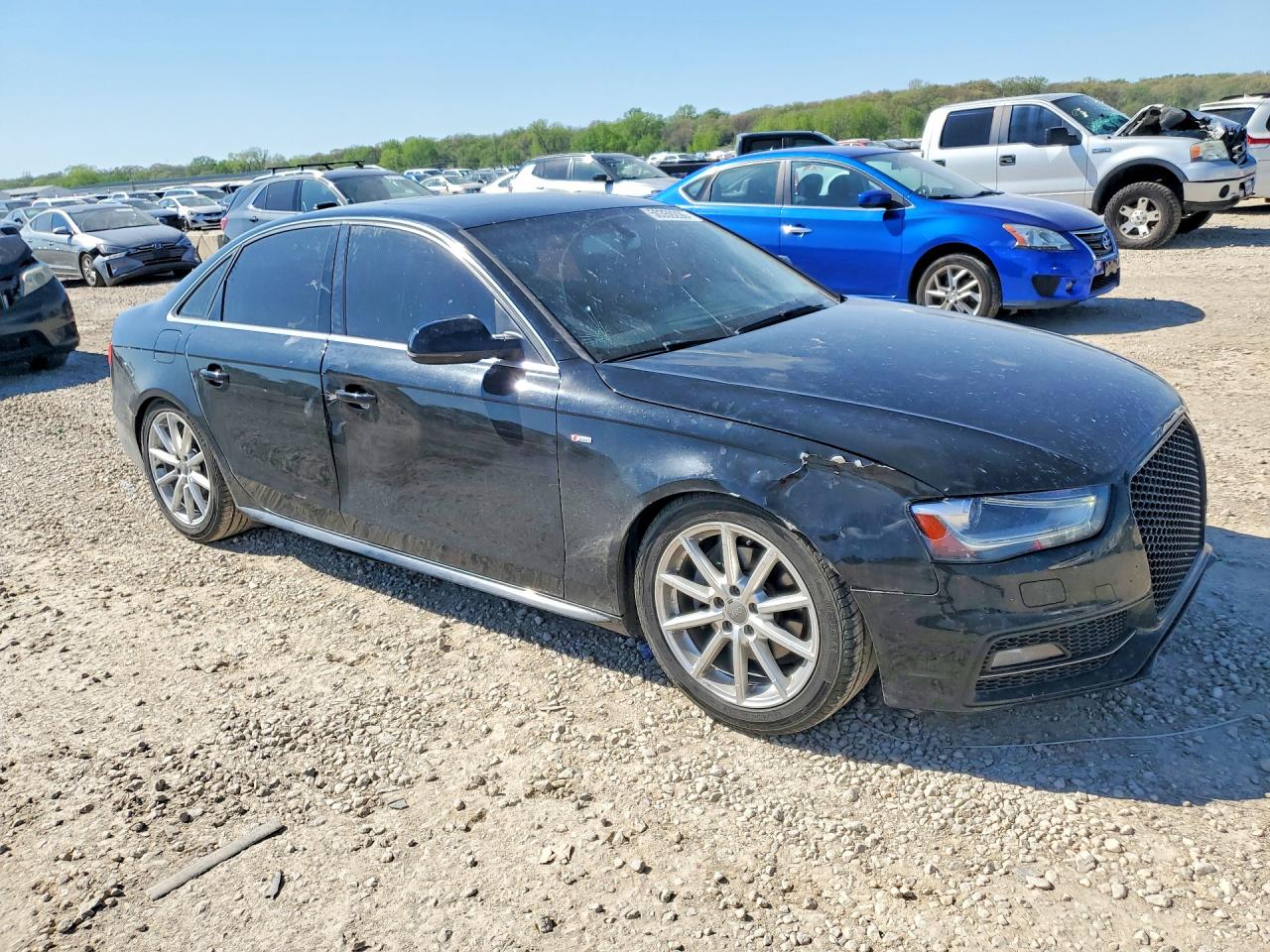 2014 Audi A4 Premium Plus Black vin: WAUFFAFL4EN015818