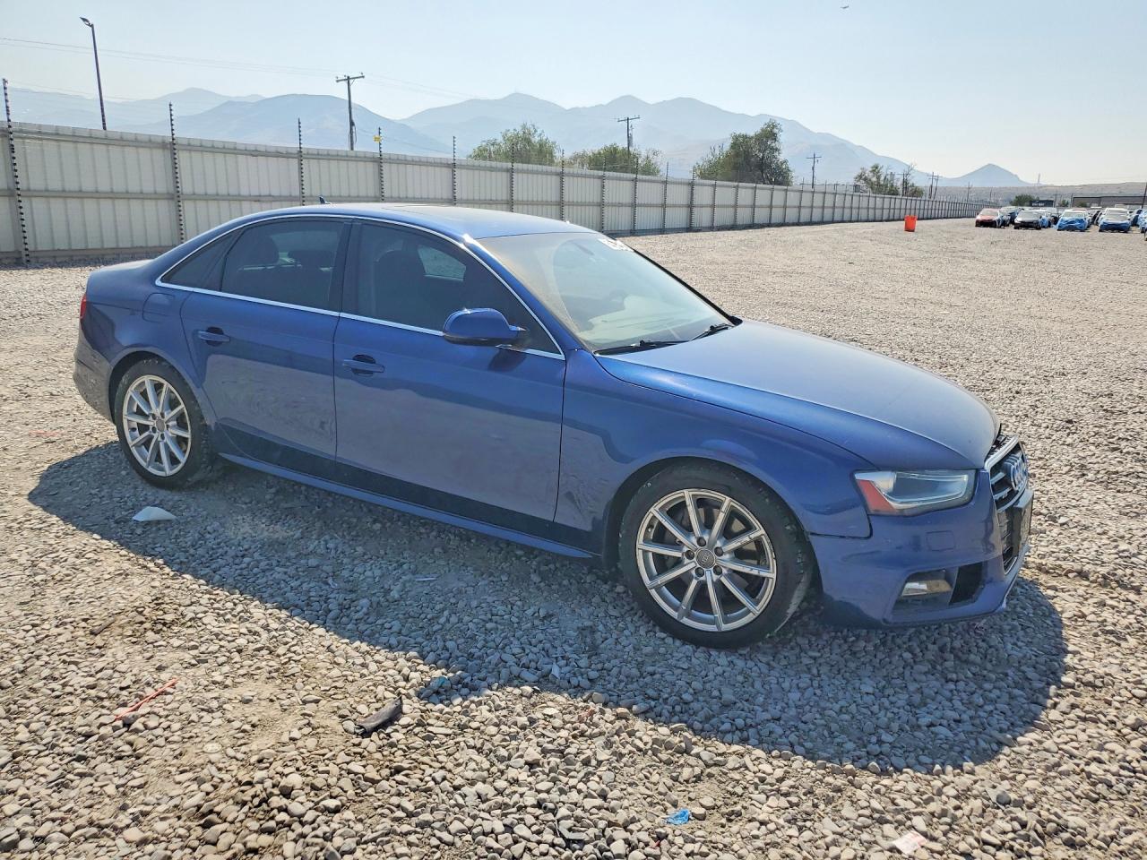 2014 Audi A4 Premium Plus Blue vin: WAUFFAFL4EN042842