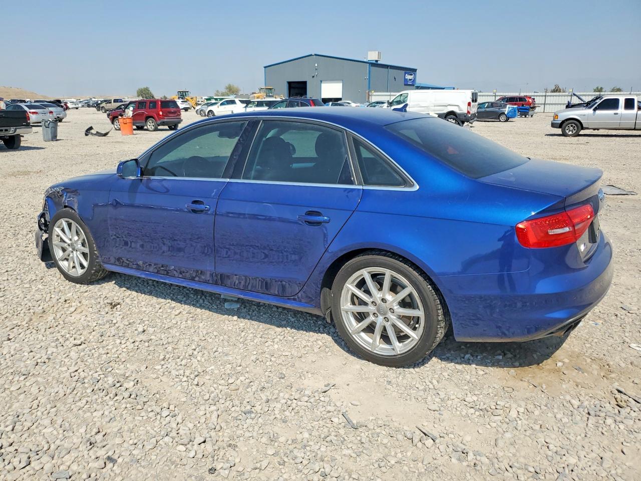 2014 Audi A4 Premium Plus Blue vin: WAUFFAFL4EN042842