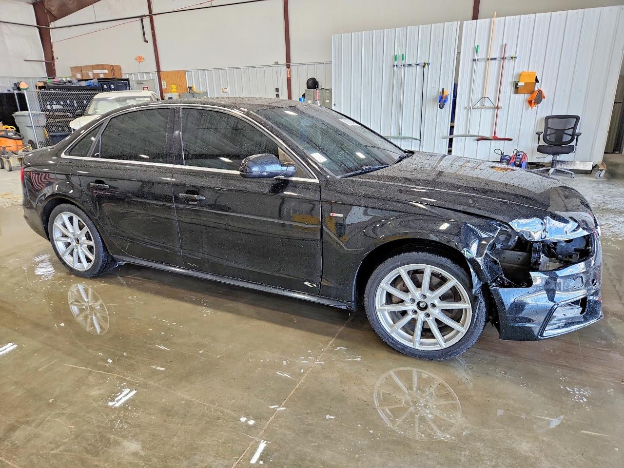 2016 Audi A4 Premium Plus S-line Black vin: WAUFFAFL4GN006216