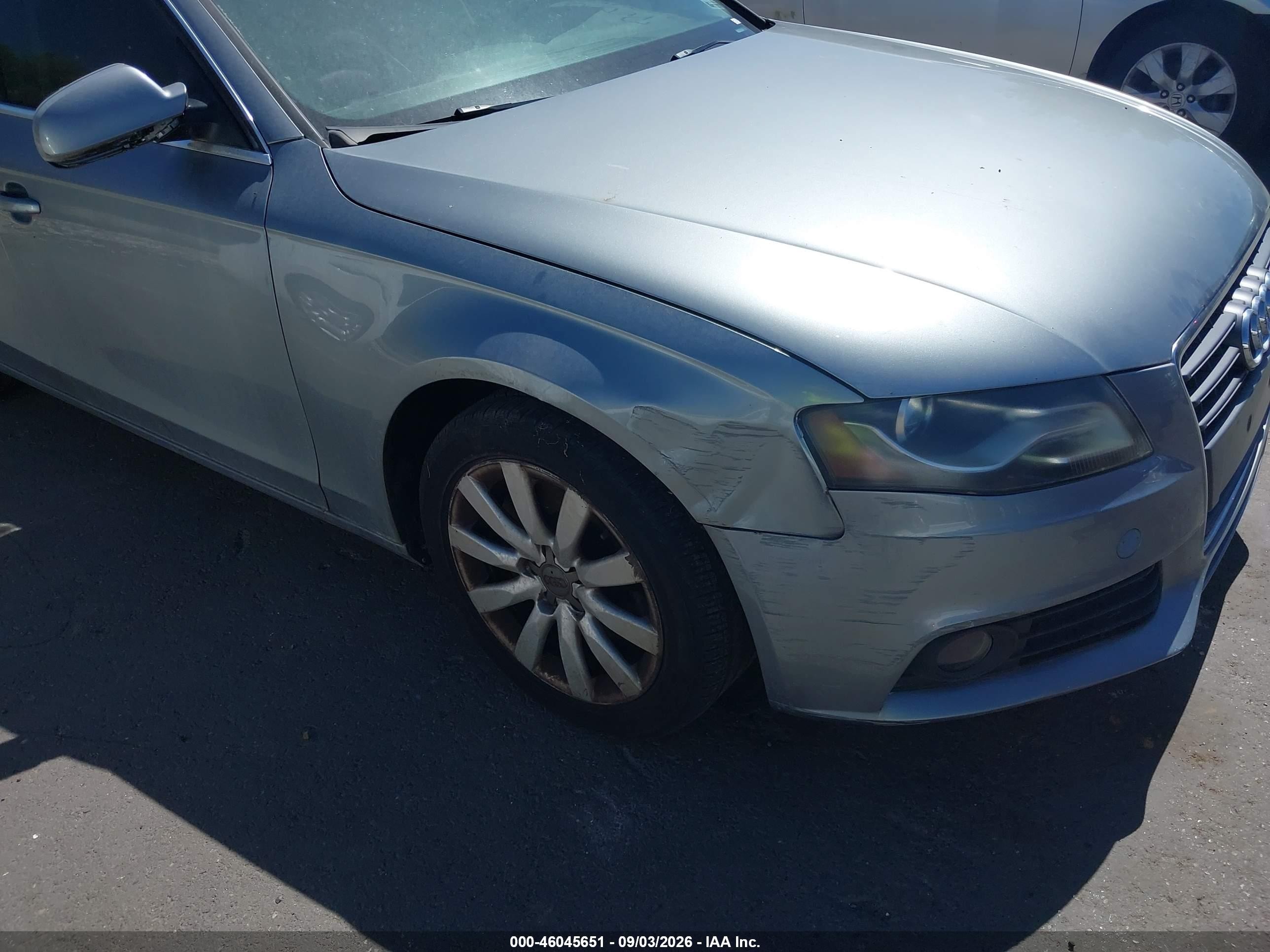 2010 Audi A4 2.0t Premium Gray vin: WAUFFAFL5AN017491