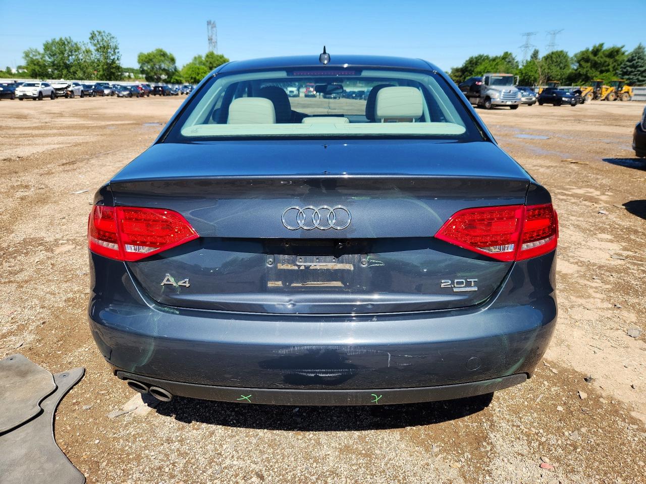 2011 Audi A4 Premium Plus Gray vin: WAUFFAFL5BN005584