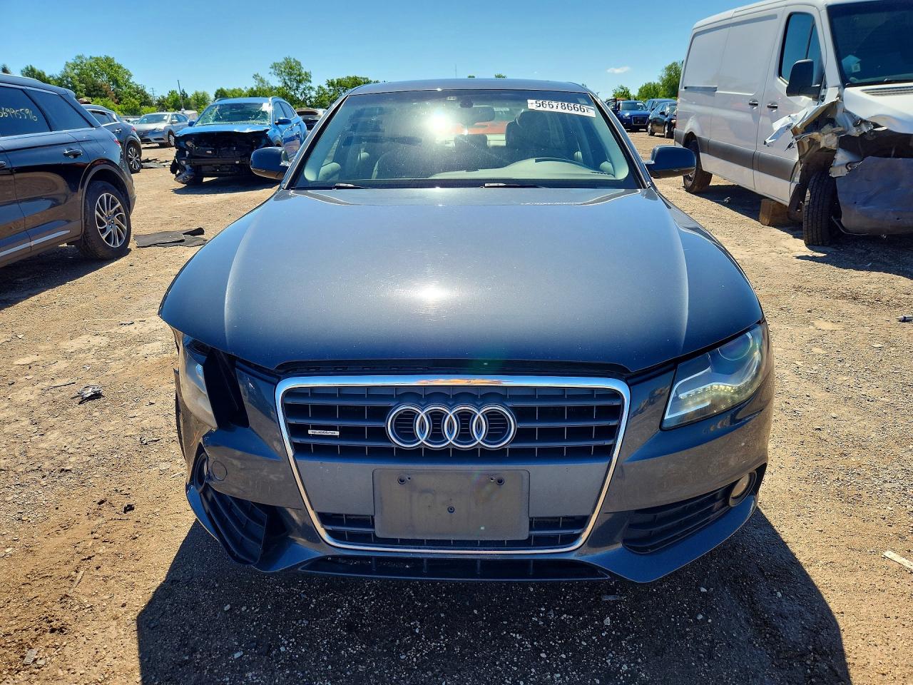 2011 Audi A4 Premium Plus Gray vin: WAUFFAFL5BN005584