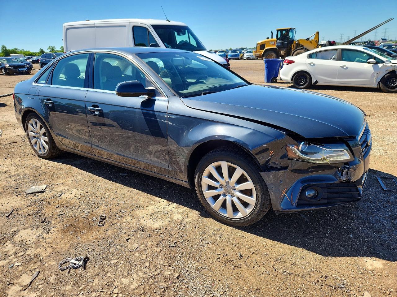 2011 Audi A4 Premium Plus Gray vin: WAUFFAFL5BN005584
