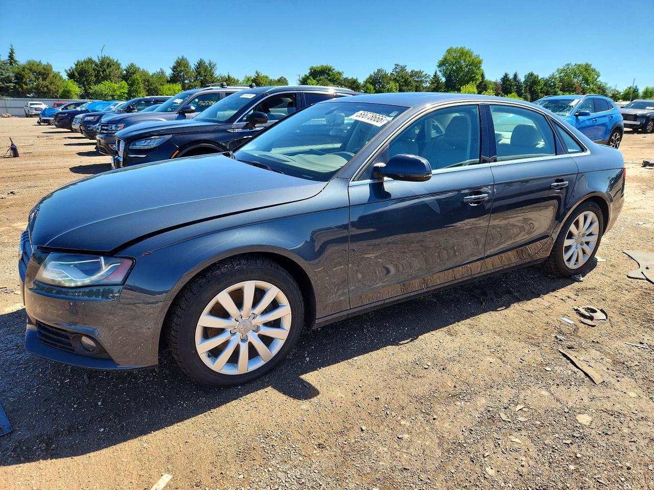 2011 Audi A4 Premium Plus Gray vin: WAUFFAFL5BN005584