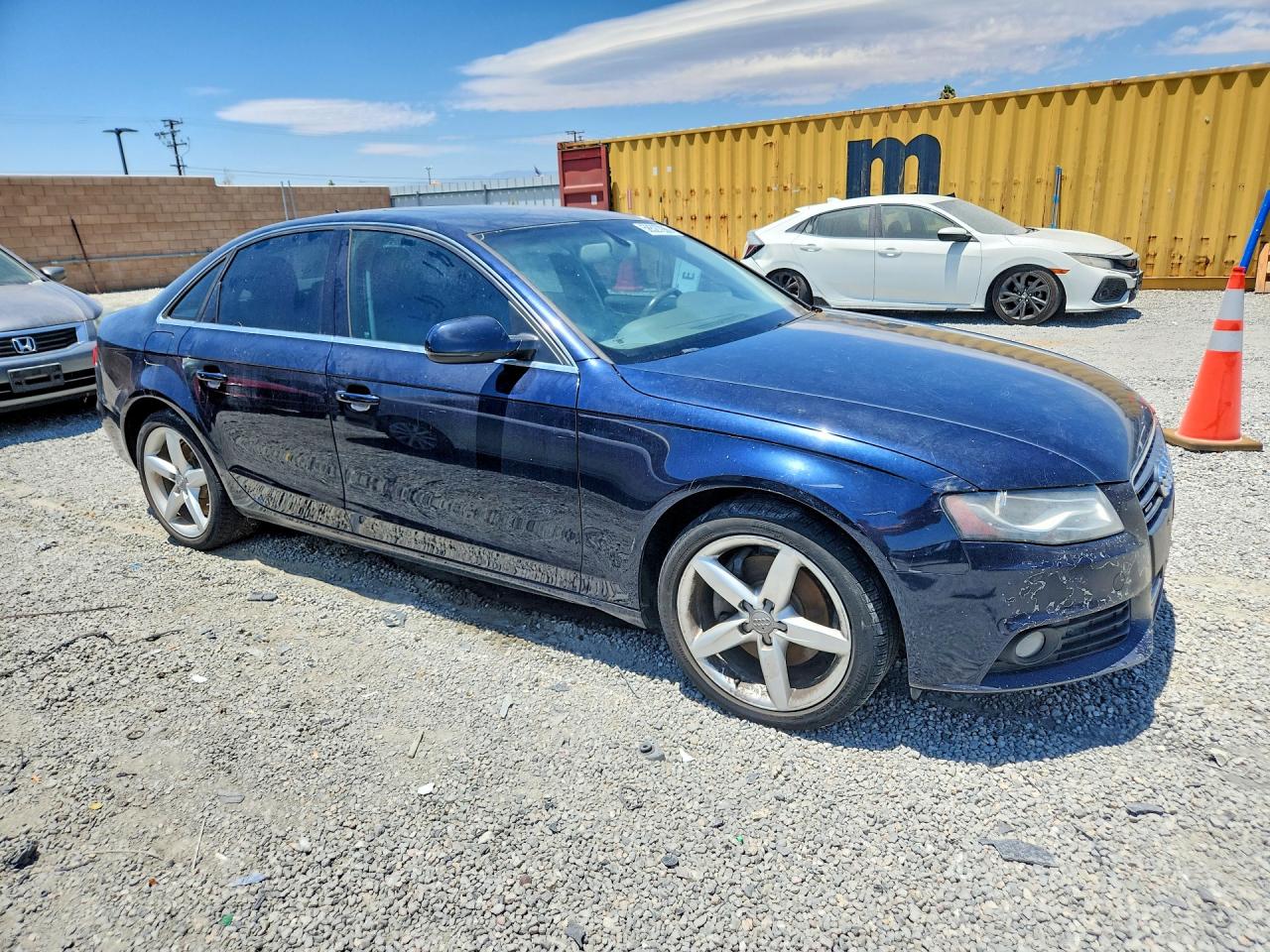 2011 Audi A4 Premium Plus Blue vin: WAUFFAFL5BN018156