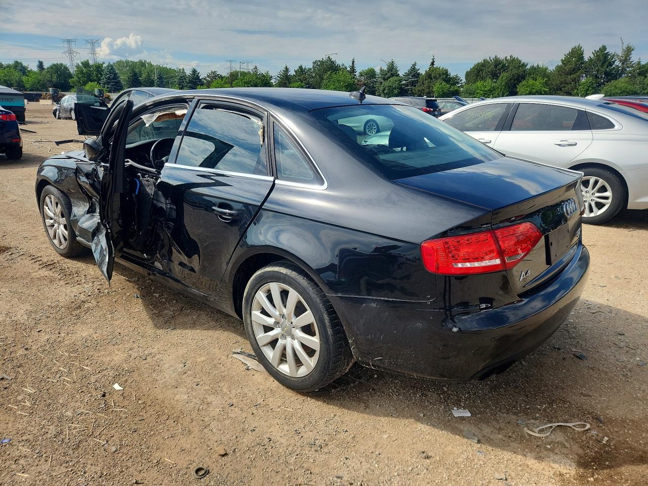 2011 Audi A4 Premium Plus Черный vin: WAUFFAFL5BN034177