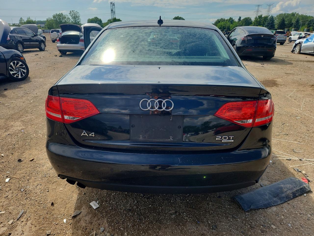 2011 Audi A4 Premium Plus Черный vin: WAUFFAFL5BN034177