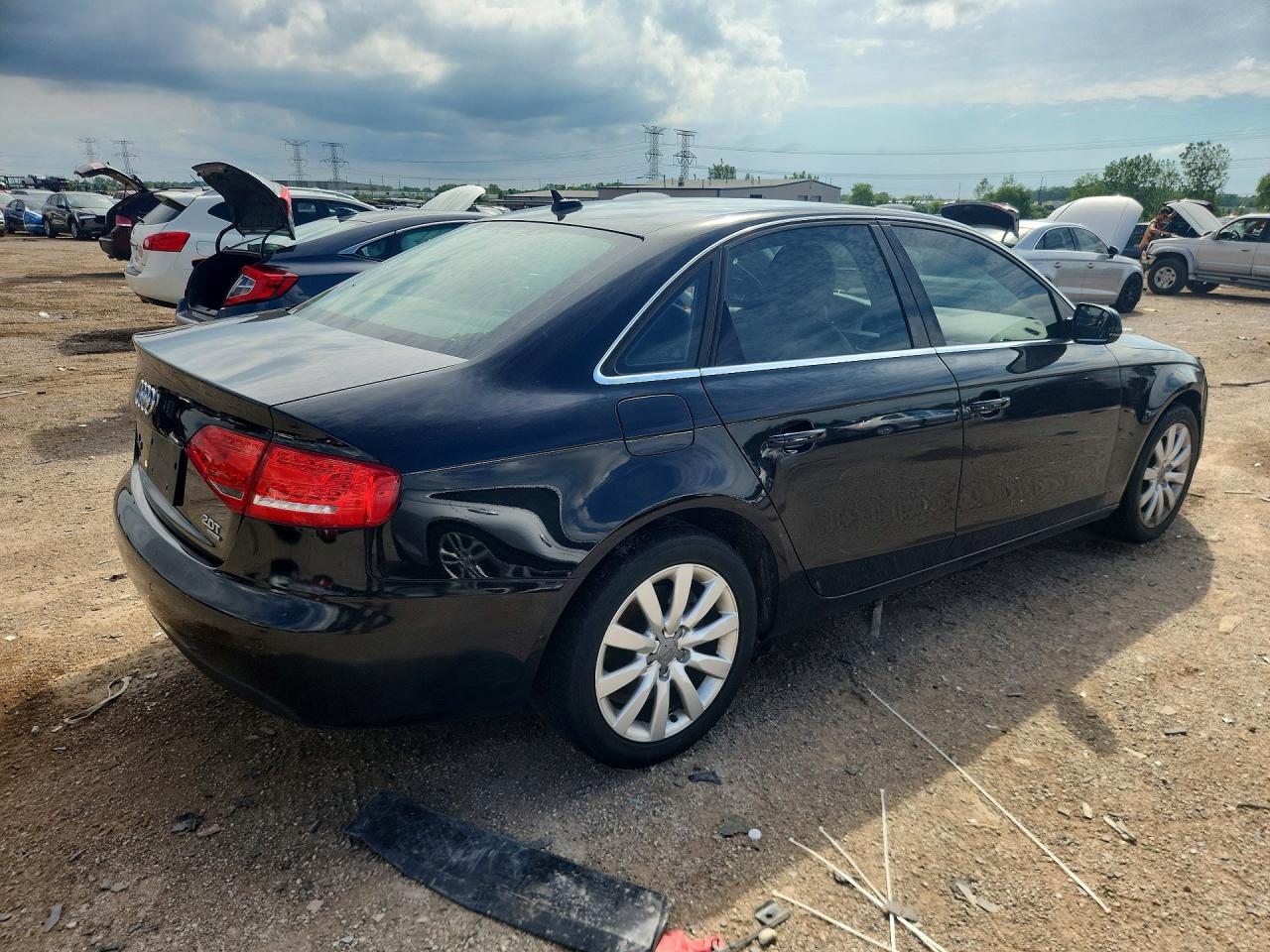 2011 Audi A4 Premium Plus Черный vin: WAUFFAFL5BN034177